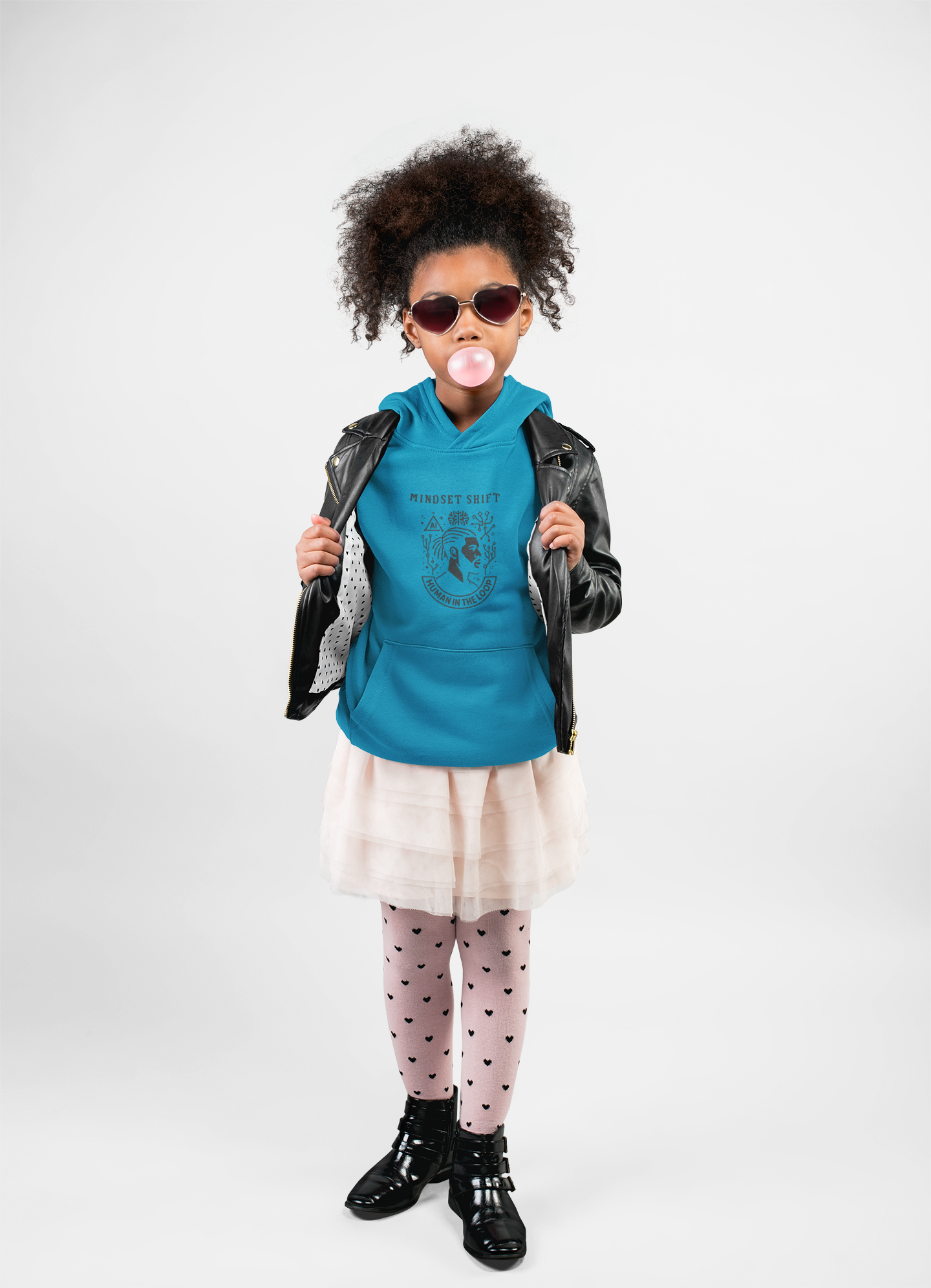 Mindset Shift Hoodie Evolved AI — 'Change Your Mind, Change Your Life' Personalized Hooded Sweatshirt