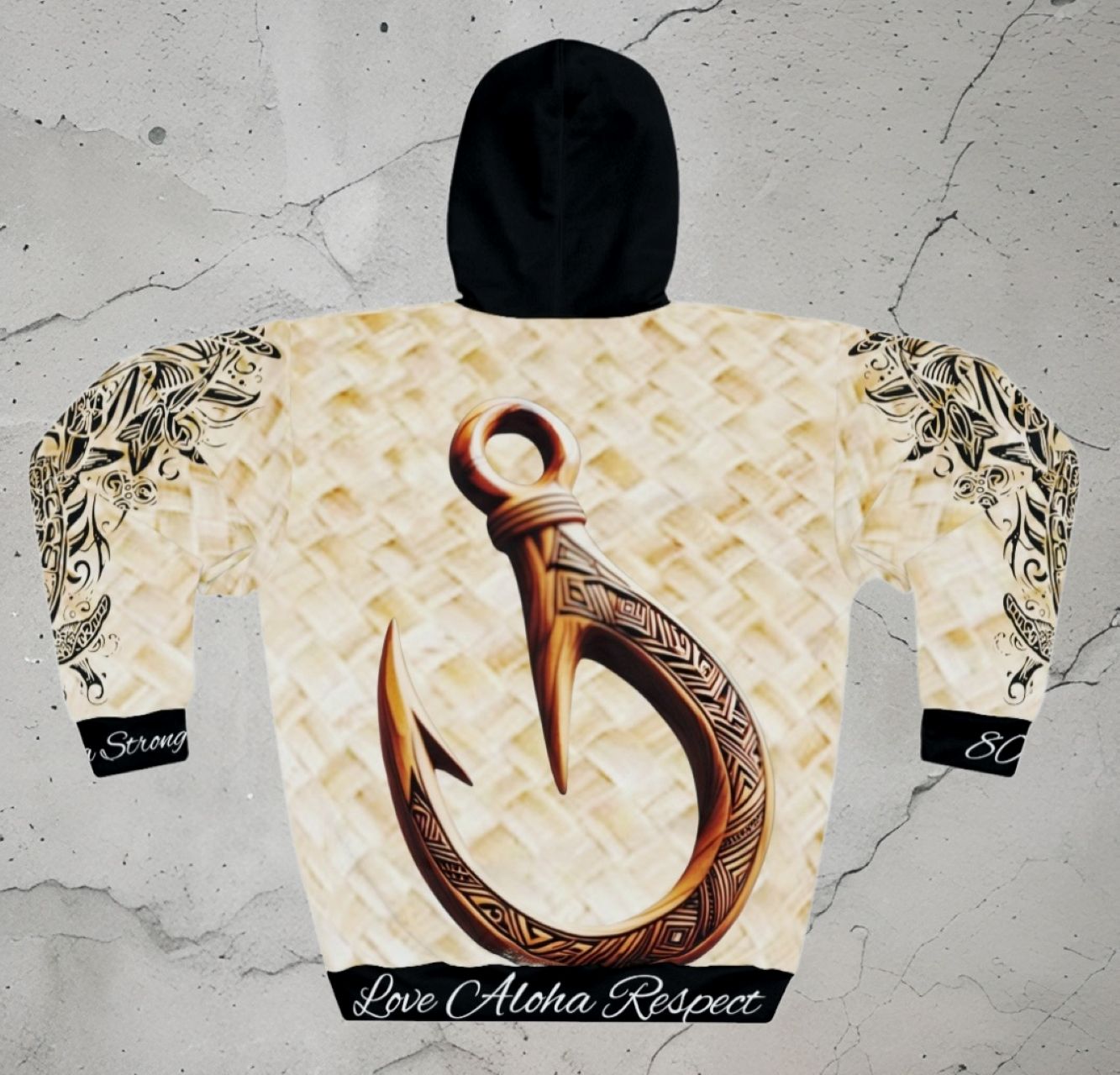 Tribal Hawaiian Pullover Hoodie  product thumbnail image