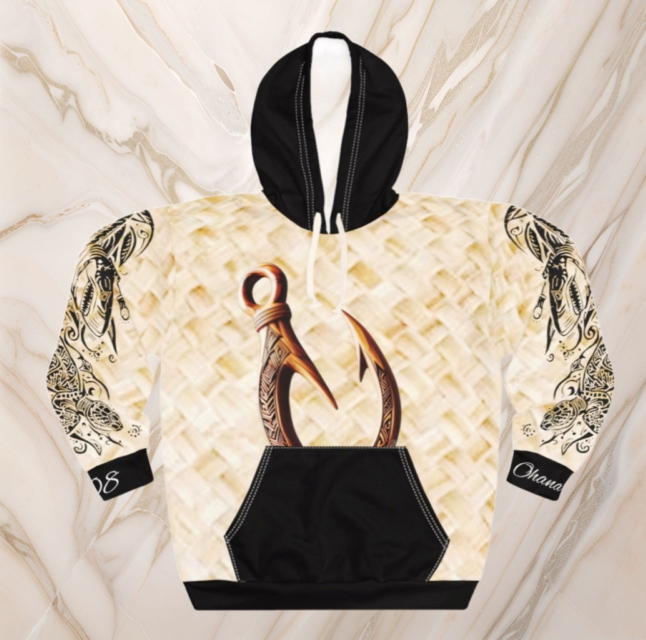 Tribal Hawaiian Pullover Hoodie  product thumbnail image