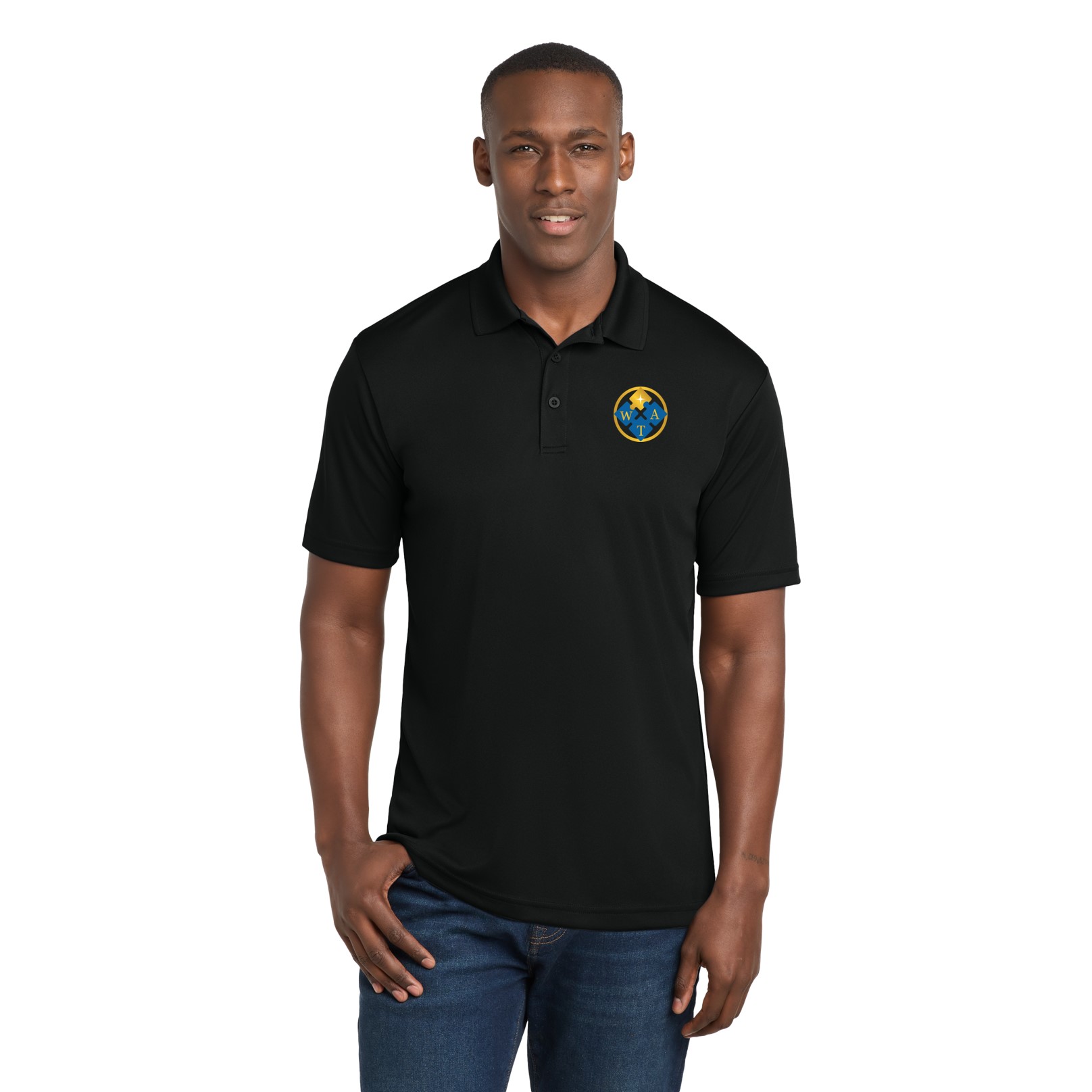 Unisex Sport-Tek PosiCharge Competitor Polo - Embroidered Circle Patch product thumbnail image Unisex Sport-Tek PosiCharge Competitor Polo - Embroidered Circle Patch product thumbnail image
