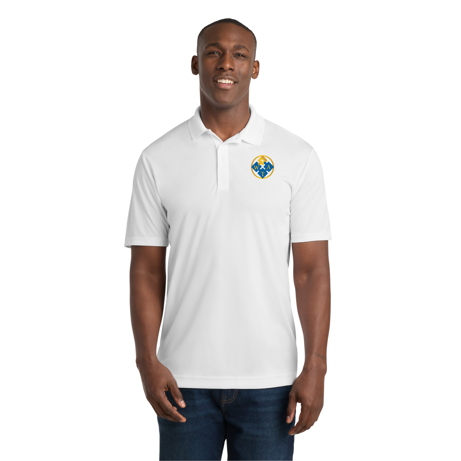 Unisex Sport-Tek PosiCharge Competitor Polo - Embroidered Circle Patch product thumbnail image Unisex Sport-Tek PosiCharge Competitor Polo - Embroidered Circle Patch product thumbnail image