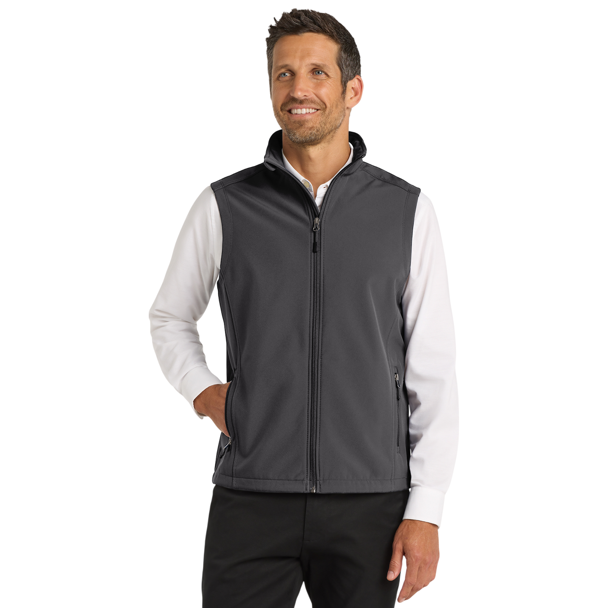Port Authority® Men's Core Soft Shell Vest (Embroidery) product thumbnail image Port Authority® Men's Core Soft Shell Vest (Embroidery) product thumbnail image