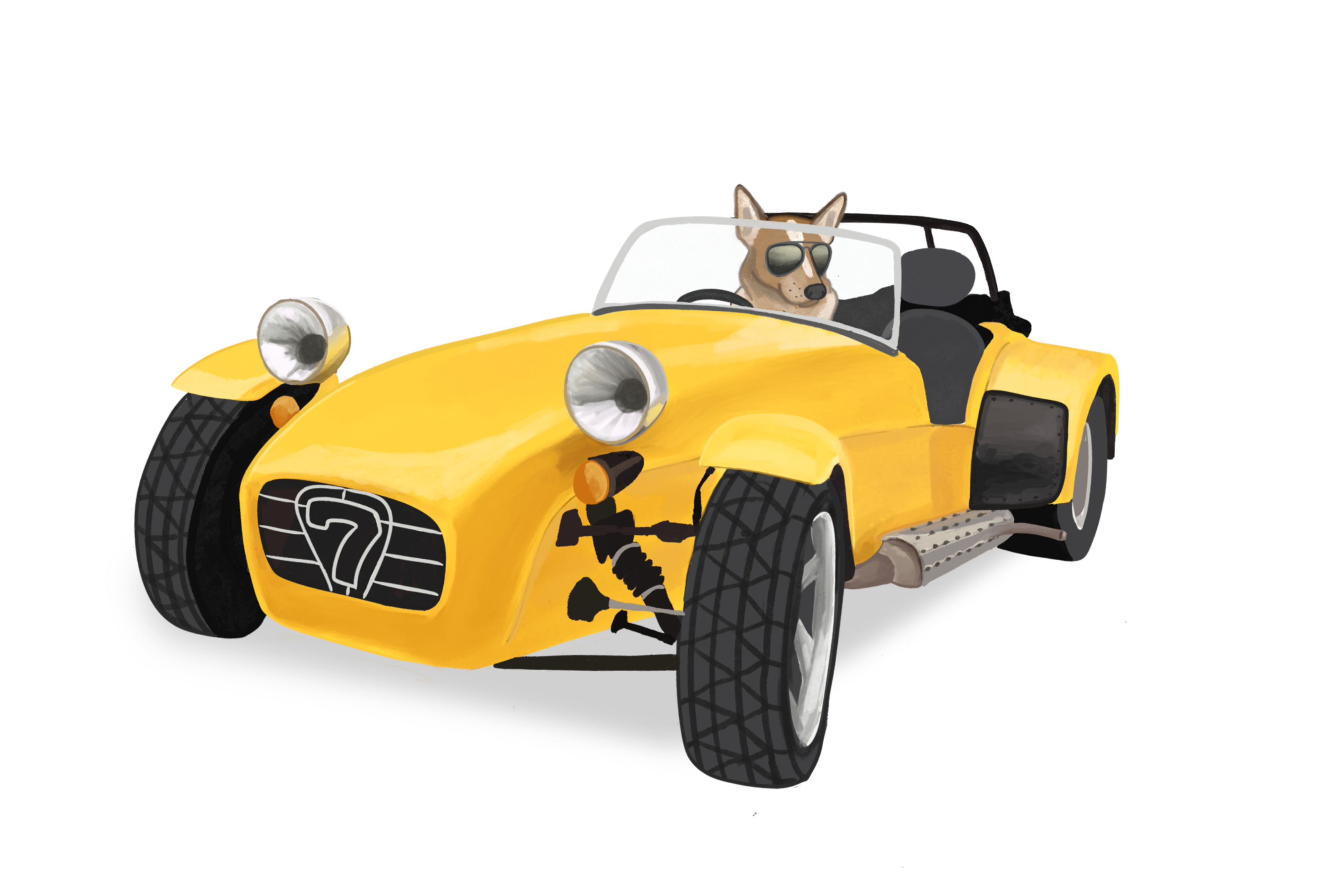 Pets in Cars Long Sleeve T product thumbnail image Pets in Cars Long Sleeve T product thumbnail image