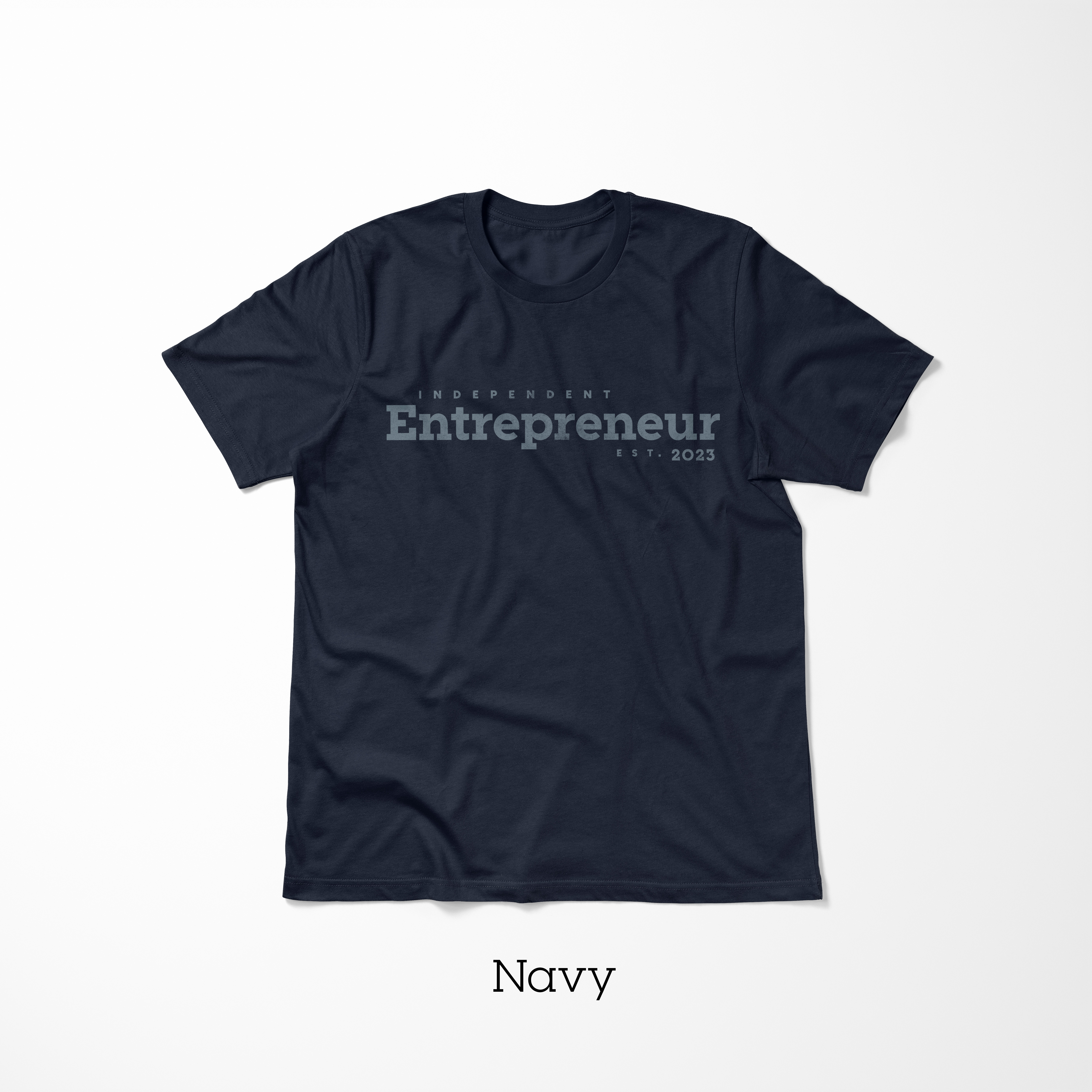 Entrepreneur T-Shirt (Unisex, Jersey Cotton, Bella Canvas, One Color Print, Add custom start year) product thumbnail image