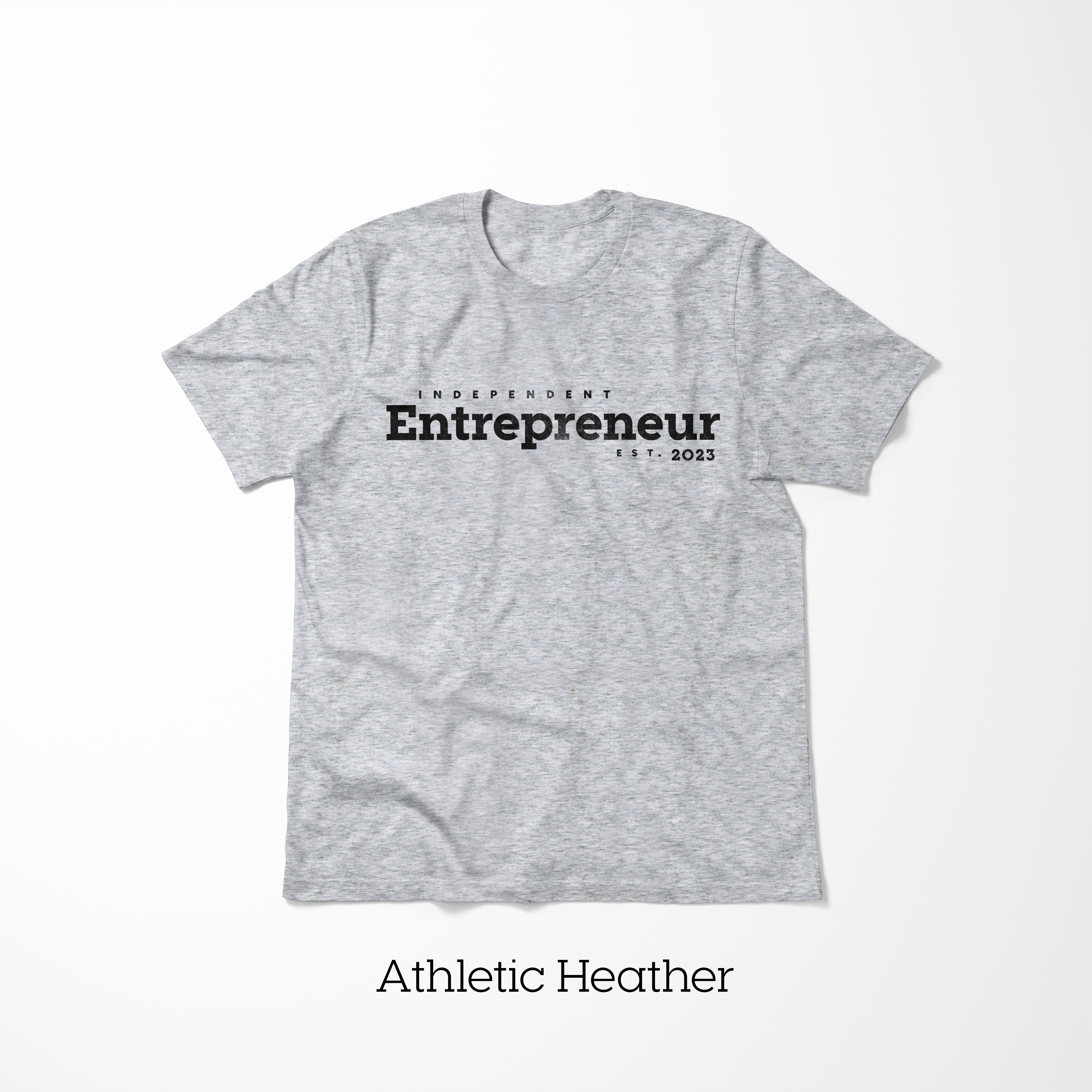 Entrepreneur T-Shirt (Unisex, Jersey Cotton, Bella Canvas, One Color Print, Add custom start year) product thumbnail image