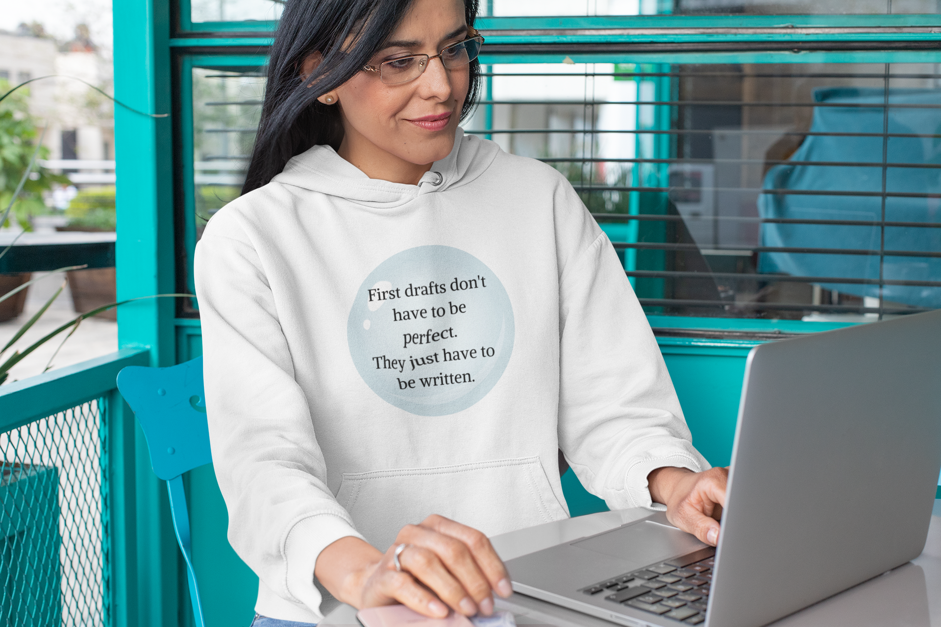 FIRST DRAFTS - A Writer’s Reminder Hoodie Sweatshirt