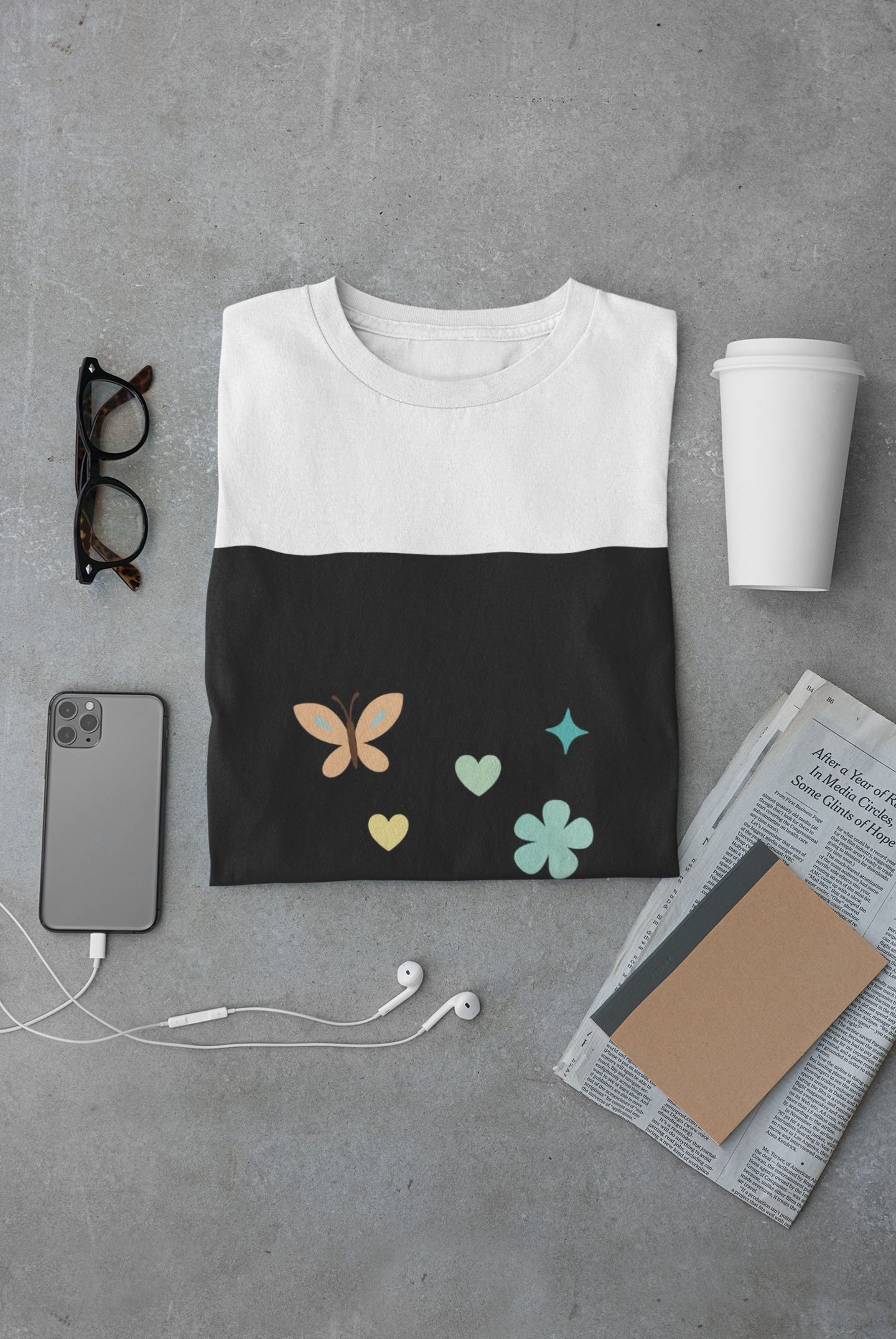 Floral Butterfly Makeup Bag — Cute Travel Cosmetic Pouch product thumbnail image