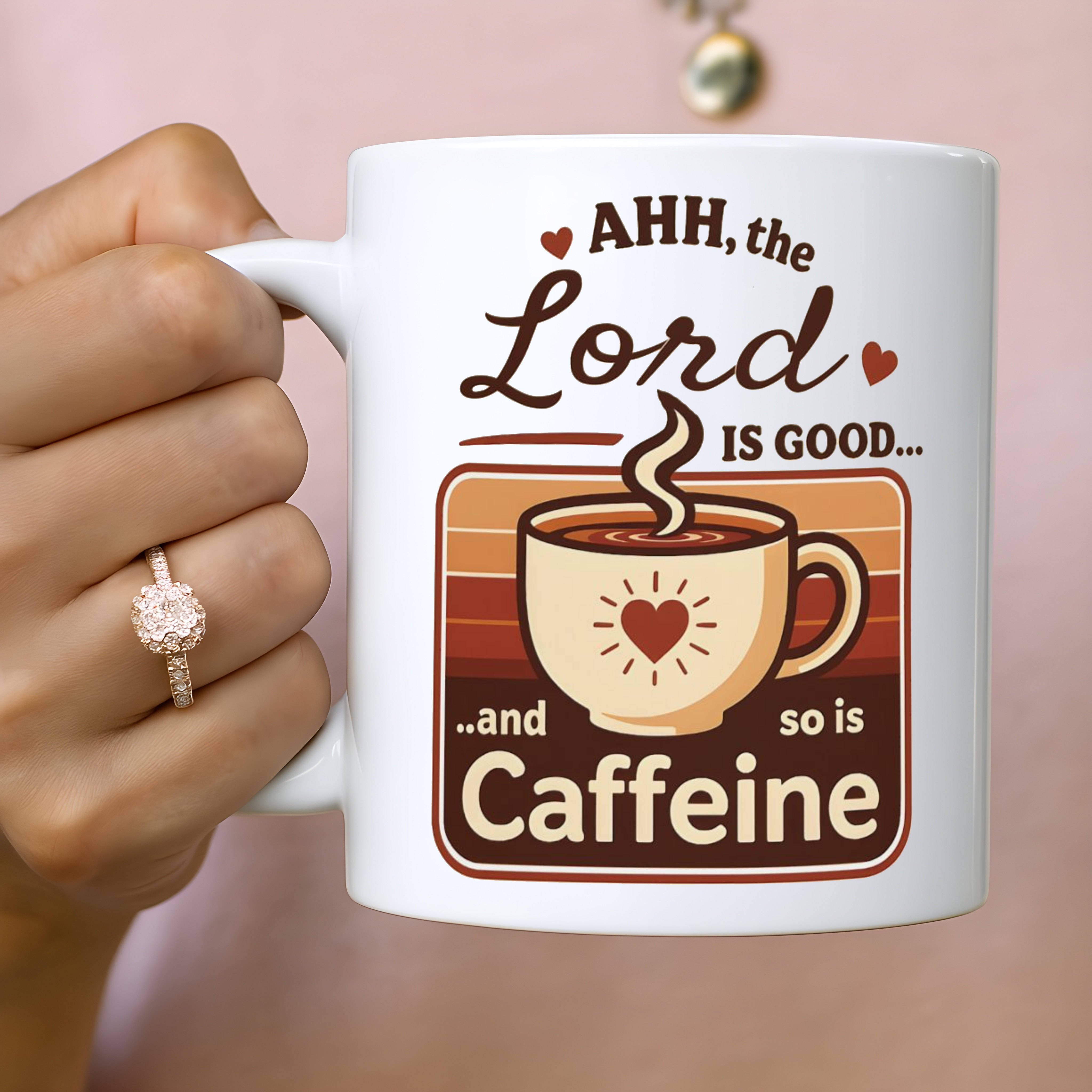 Ahh the Lord Is Good and So Is Caffeine Christian Mug – Funny Faith Coffee Cup, Psalm 34:8 Mug, Christian Gift for Coffee Lovers, 11oz and 15oz Options product thumbnail image Ahh the Lord Is Good and So Is Caffeine Christian Mug – Funny Faith Coffee Cup, Psalm 34:8 Mug, Christian Gift for Coffee Lovers, 11oz and 15oz Options product thumbnail image