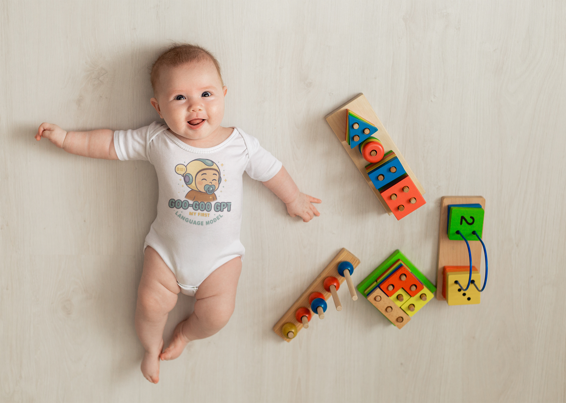  "Goo-Goo GPT" My First Language Model Infant Bodysuit product thumbnail image