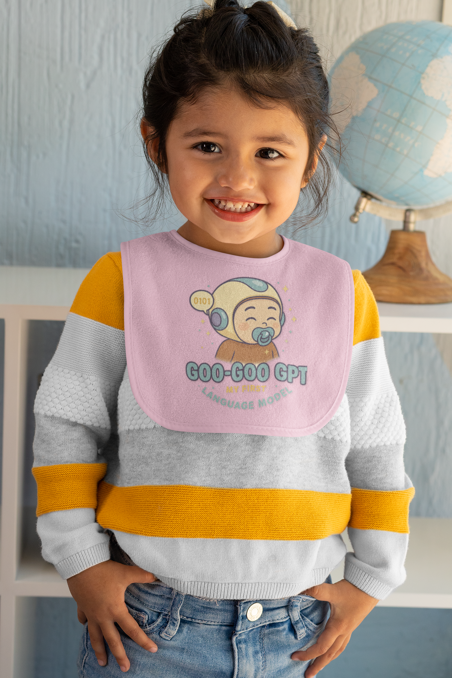"Goo-Goo GPT" My First Language Model Infant Bodysuit product thumbnail image "Goo-Goo GPT" My First Language Model Infant Bodysuit product thumbnail image