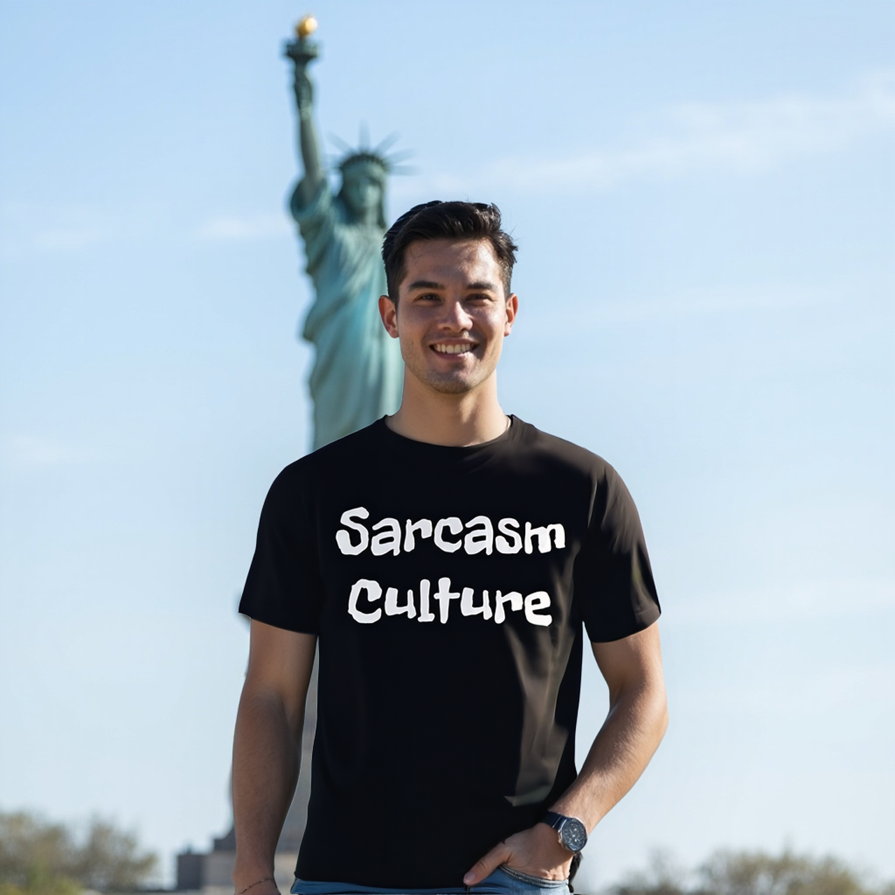 Sarcasm Culture Godzilla Facepalm T-Shirt product thumbnail image