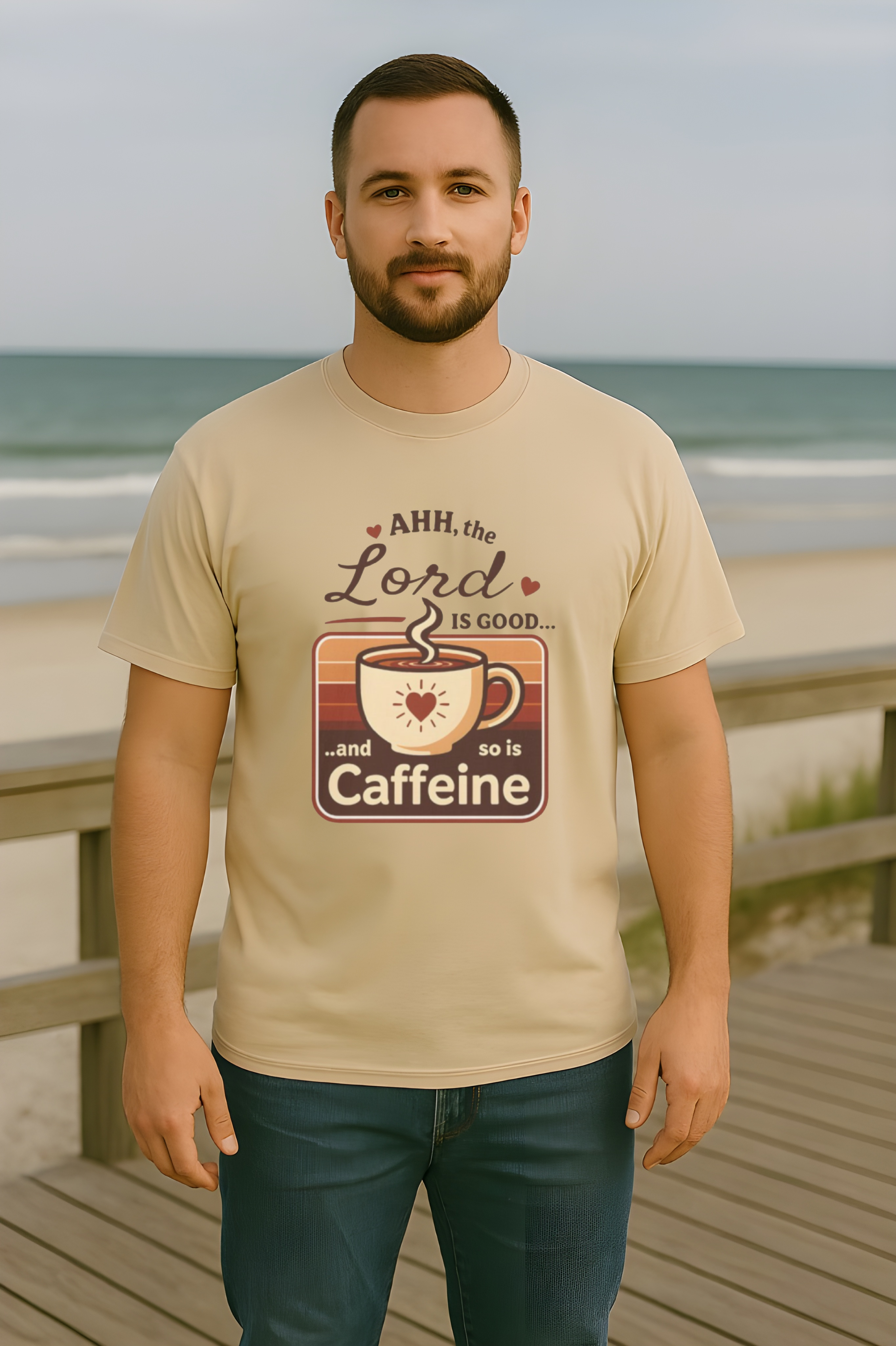 Ahh The Lord Is Good and So Is Caffeine Christian Softstyle T-Shirt – Funny Faith Coffee Shirt for Women & Men – Retro Scripture Tee for Coffee Lovers product thumbnail image Ahh The Lord Is Good and So Is Caffeine Christian Softstyle T-Shirt – Funny Faith Coffee Shirt for Women & Men – Retro Scripture Tee for Coffee Lovers product thumbnail image