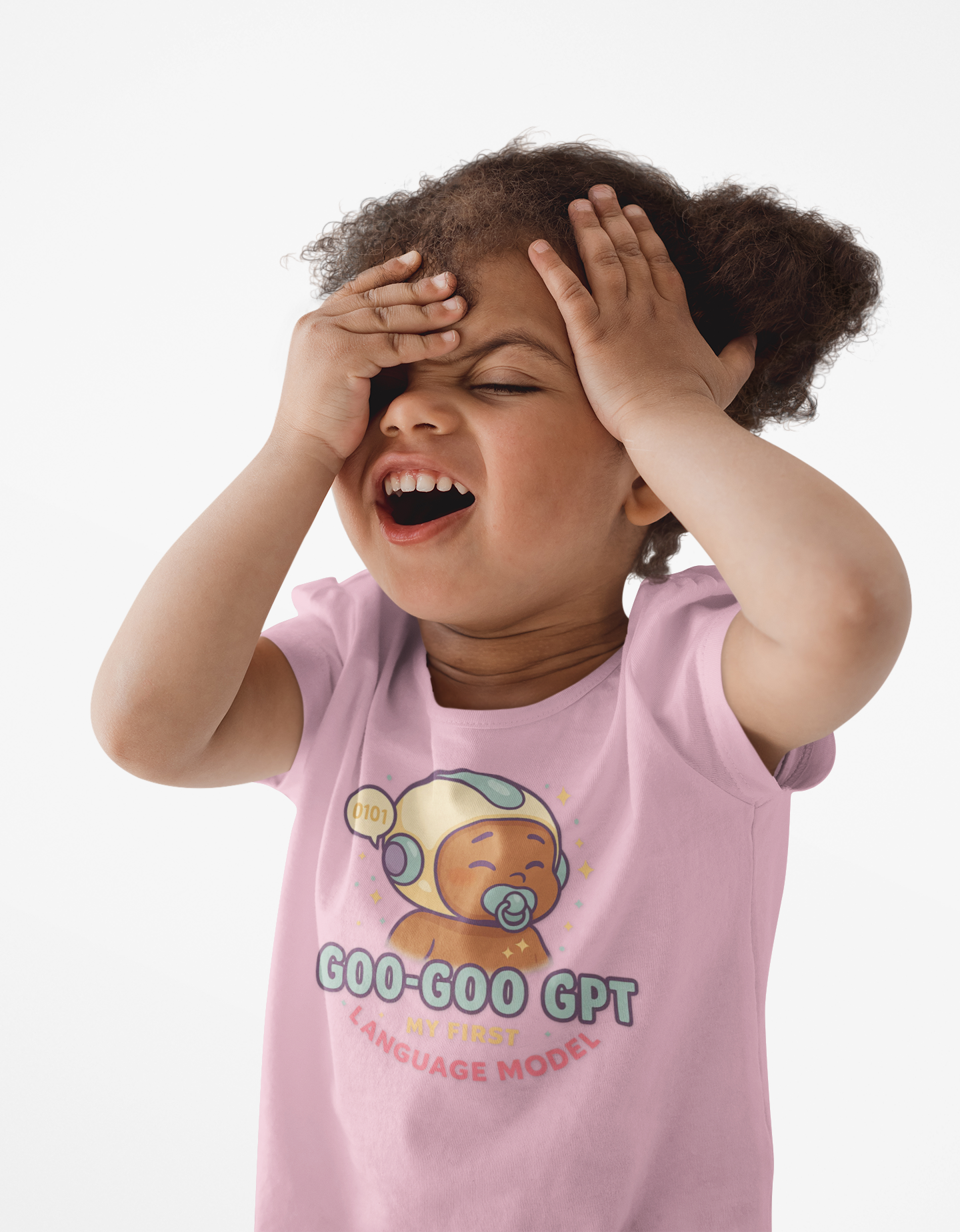 "Goo-Goo GPT" My First Language Model Infant Bodysuit product thumbnail image "Goo-Goo GPT" My First Language Model Infant Bodysuit product thumbnail image