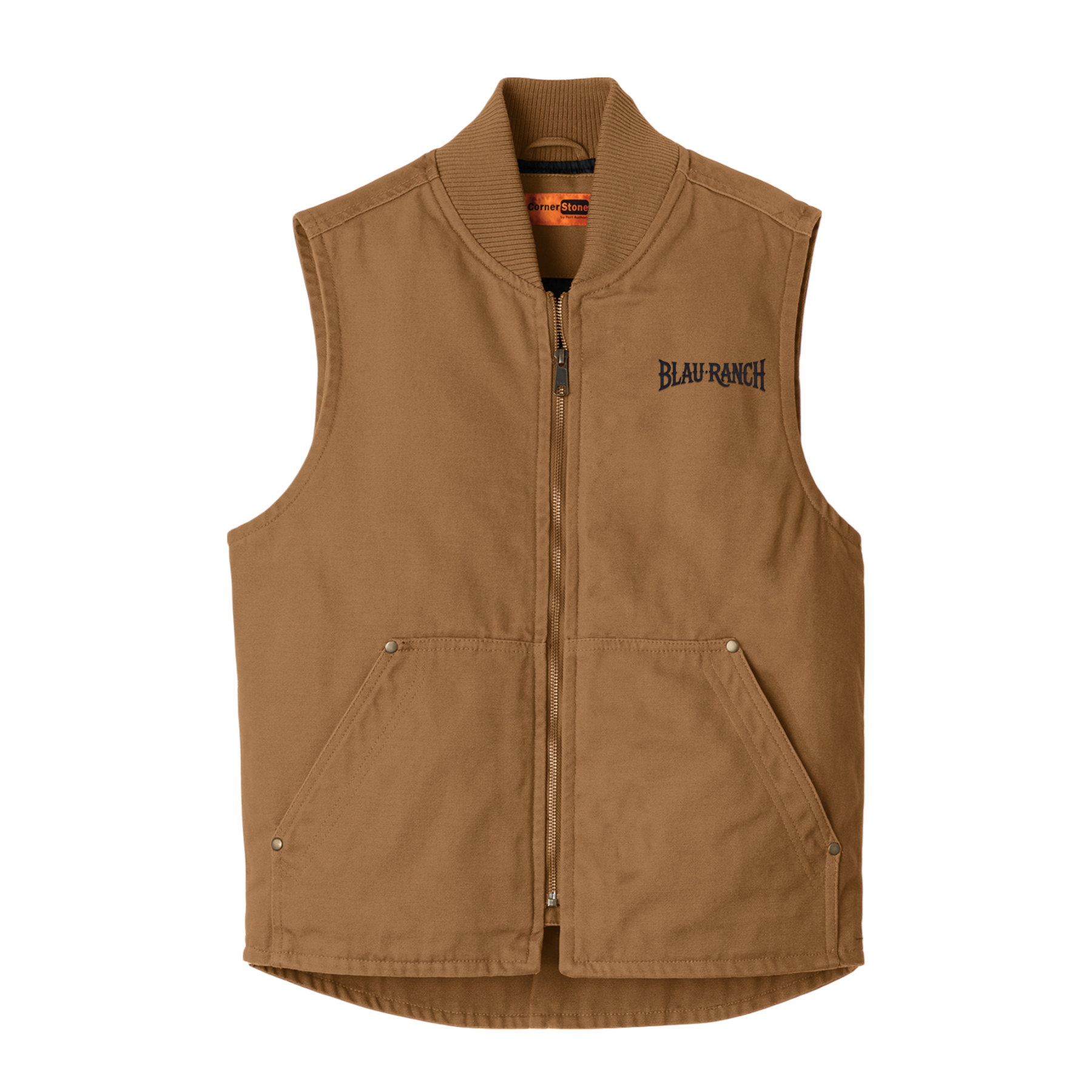 Blau Ranch CornerStone® Unisex Washed Duck Cloth Vest  product thumbnail image