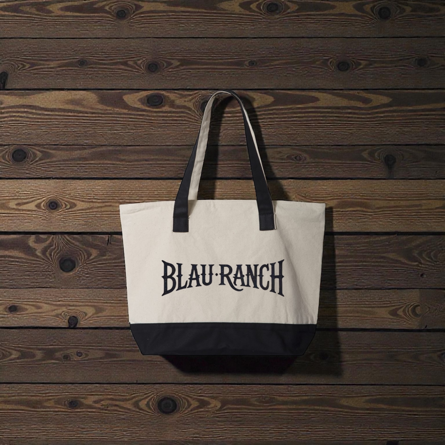 Blau Ranch Zippered Canvas Tote product thumbnail image