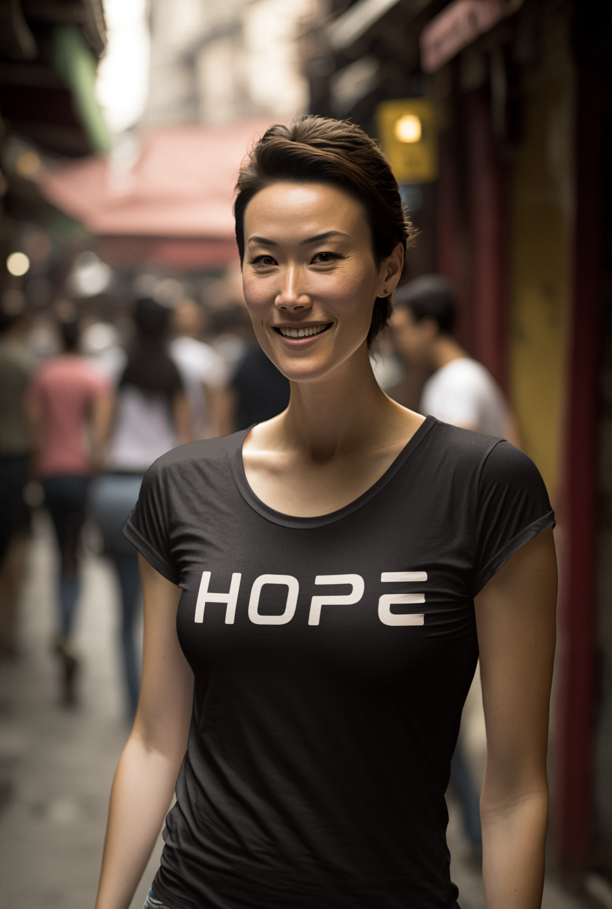 HOPE Women's Tee — Minimal Inspirational Christian Shirt