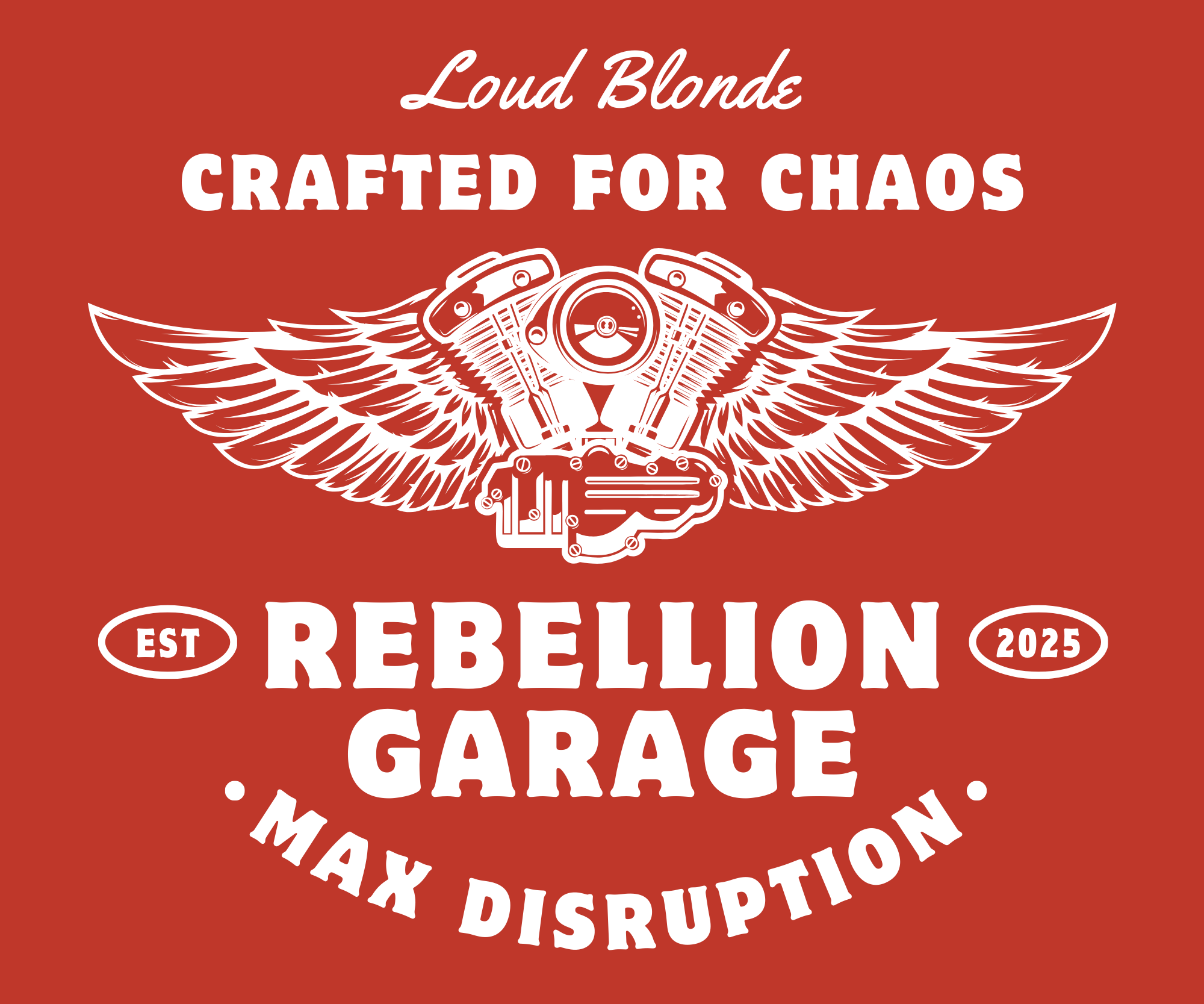 REBELLION GARAGE HOODIE — Crafted for Chaos + Max Destruction product thumbnail image REBELLION GARAGE HOODIE — Crafted for Chaos + Max Destruction product thumbnail image