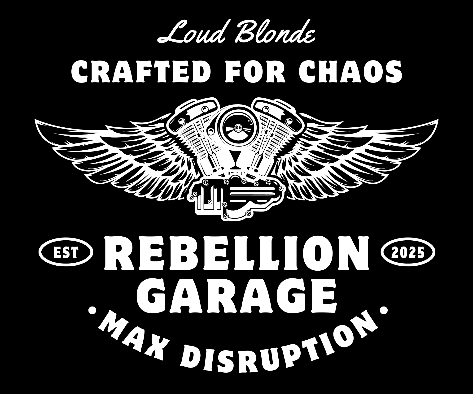 REBELLION GARAGE HOODIE — Crafted for Chaos + Max Destruction product thumbnail image REBELLION GARAGE HOODIE — Crafted for Chaos + Max Destruction product thumbnail image