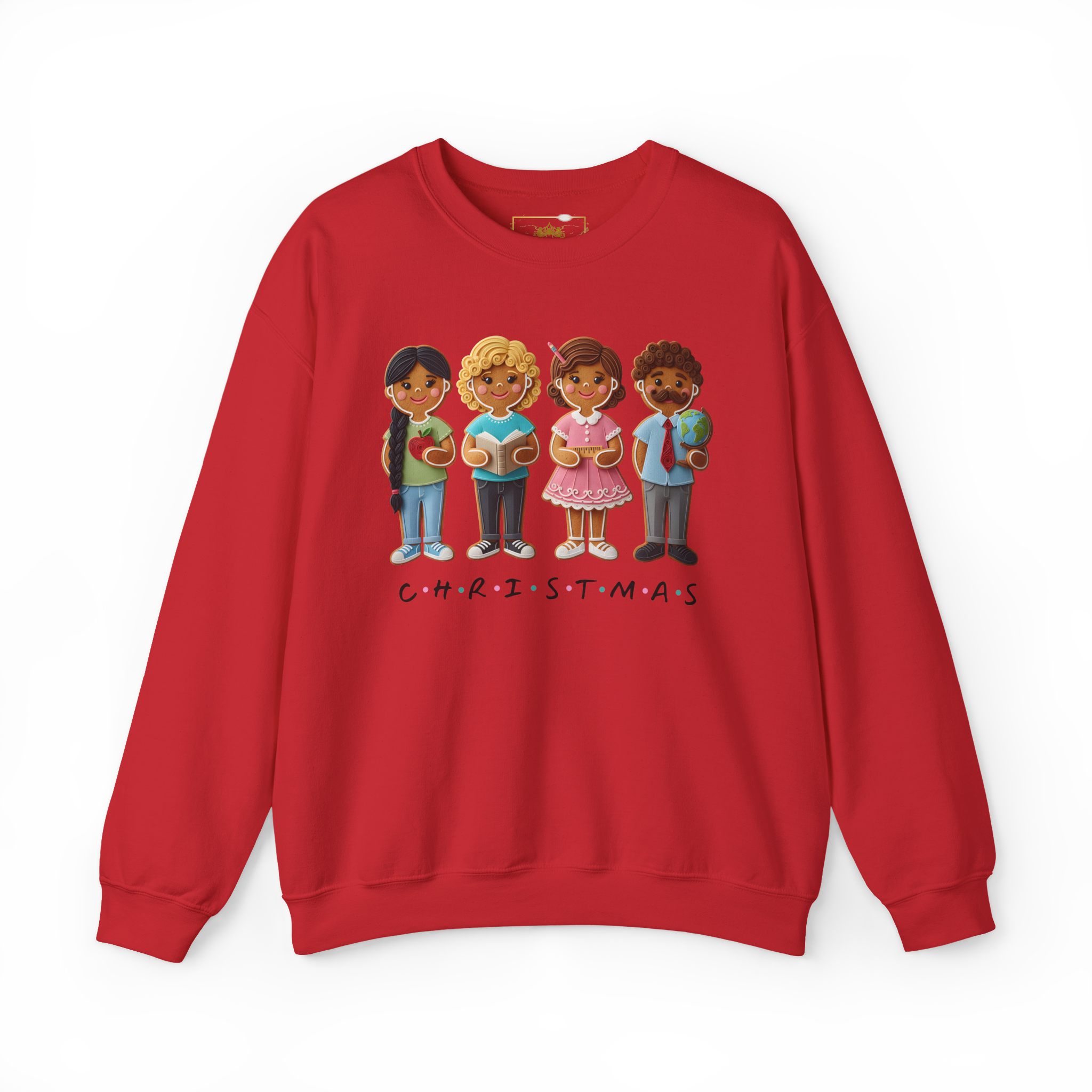 Christmas Gingerbread Crewneck Sweatshirt — Cute Gingerbread Family Holiday Sweater product thumbnail image Christmas Gingerbread Crewneck Sweatshirt — Cute Gingerbread Family Holiday Sweater product thumbnail image