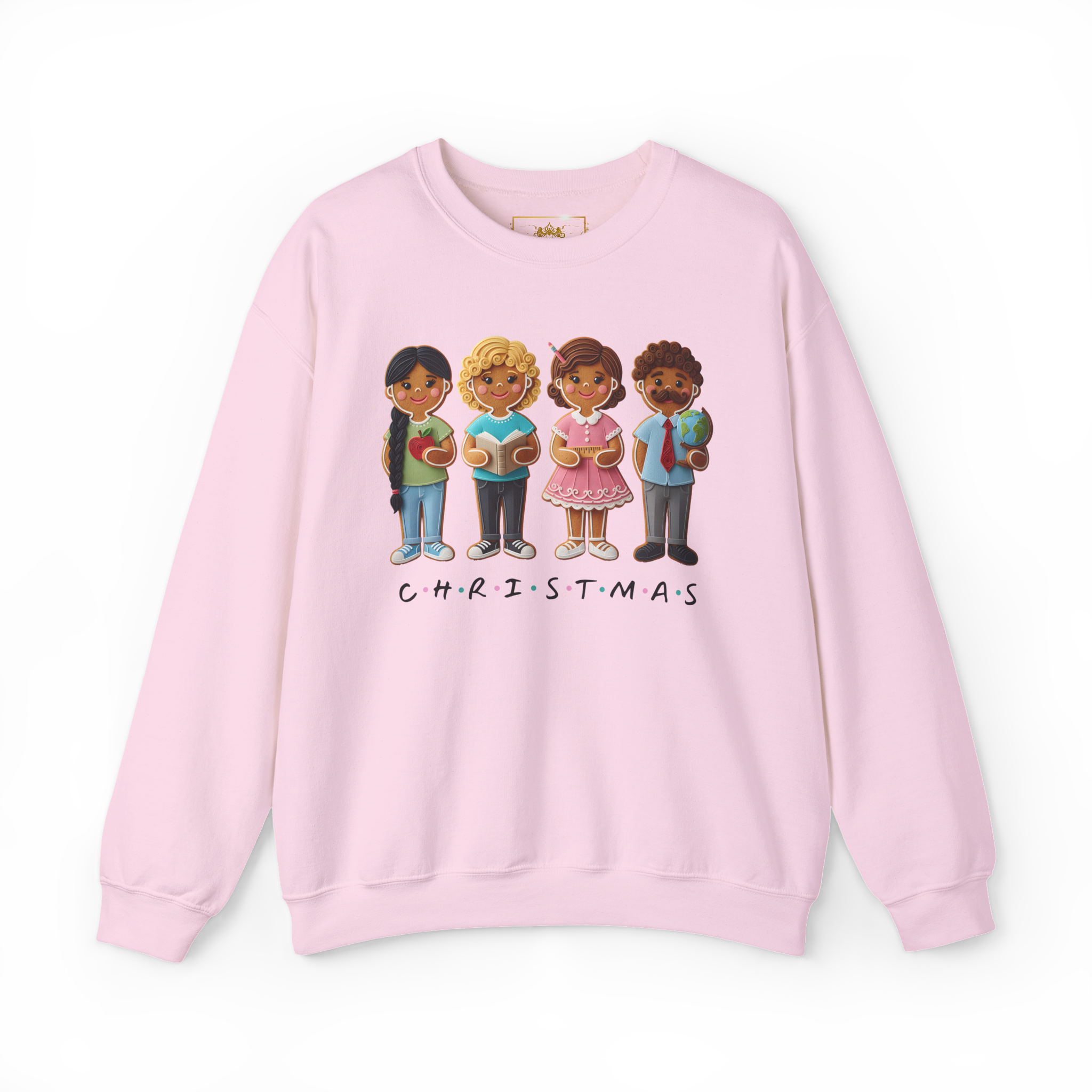 Christmas Gingerbread Crewneck Sweatshirt — Cute Gingerbread Family Holiday Sweater product thumbnail image Christmas Gingerbread Crewneck Sweatshirt — Cute Gingerbread Family Holiday Sweater product thumbnail image