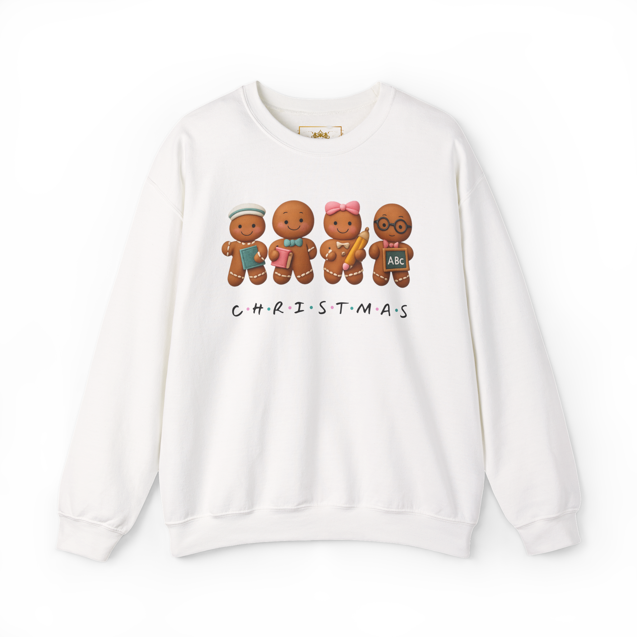 Christmas Gingerbread Crewneck Sweatshirt — Cute Gingerbread Family Holiday Sweater product thumbnail image Christmas Gingerbread Crewneck Sweatshirt — Cute Gingerbread Family Holiday Sweater product thumbnail image
