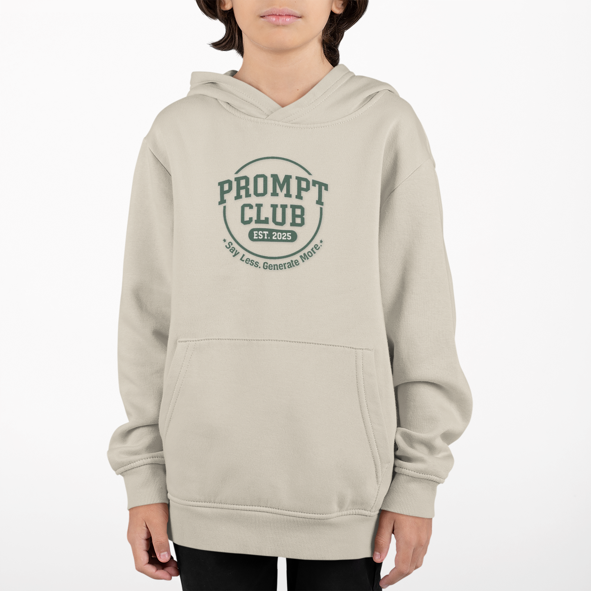 PROMPT CLUB | Est. 2025 Retro Collection Streetwear Hoodie product thumbnail image PROMPT CLUB | Est. 2025 Retro Collection Streetwear Hoodie product thumbnail image