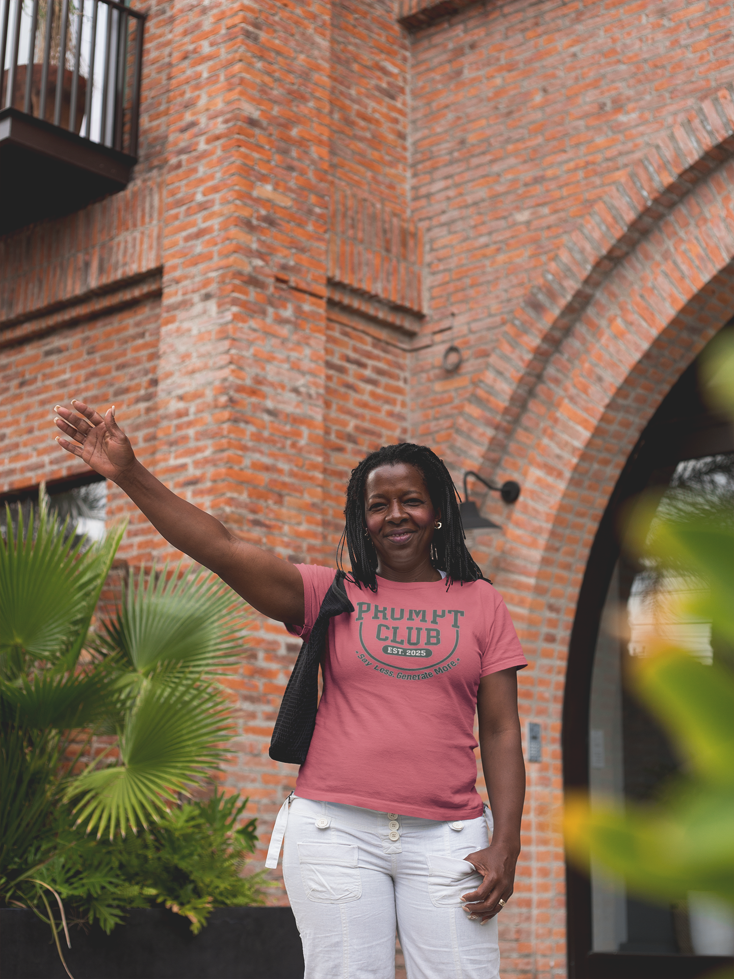 Prompt Club AI University — 'Retro Collegiate AI Tee Prompt Club AI University — 'Retro Collegiate AI Tee