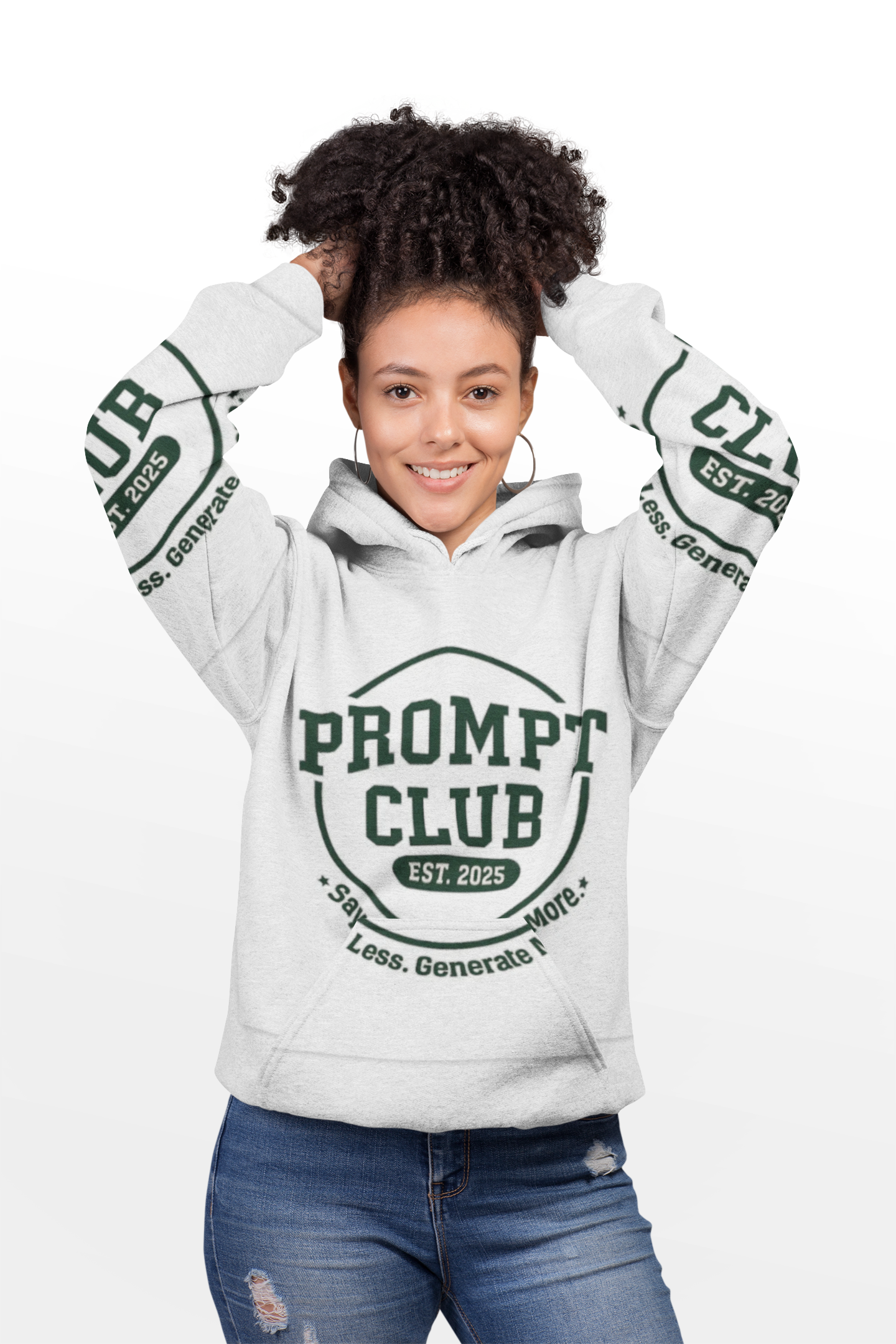 Prompt Club Mouse Pad — "Say Less. Generate More." product thumbnail image Prompt Club Mouse Pad — "Say Less. Generate More." product thumbnail image