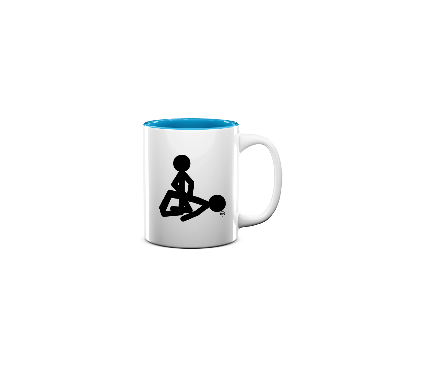 G Bump Movement, Playful Two-Tone Accent Mug, Sex Position, Humorous Coffee Cup, Fun Gift for Friends, Novelty Drinkware, Birthday, Gag Gift