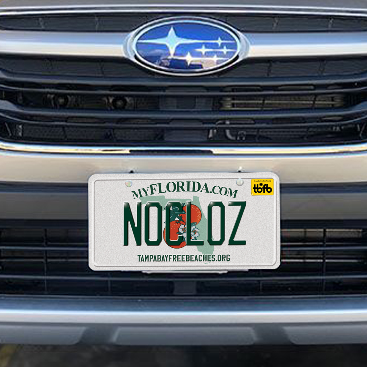 34 - Metal Vanity Plate (Florida NOCLOZ) product thumbnail image 34 - Metal Vanity Plate (Florida NOCLOZ) product thumbnail image