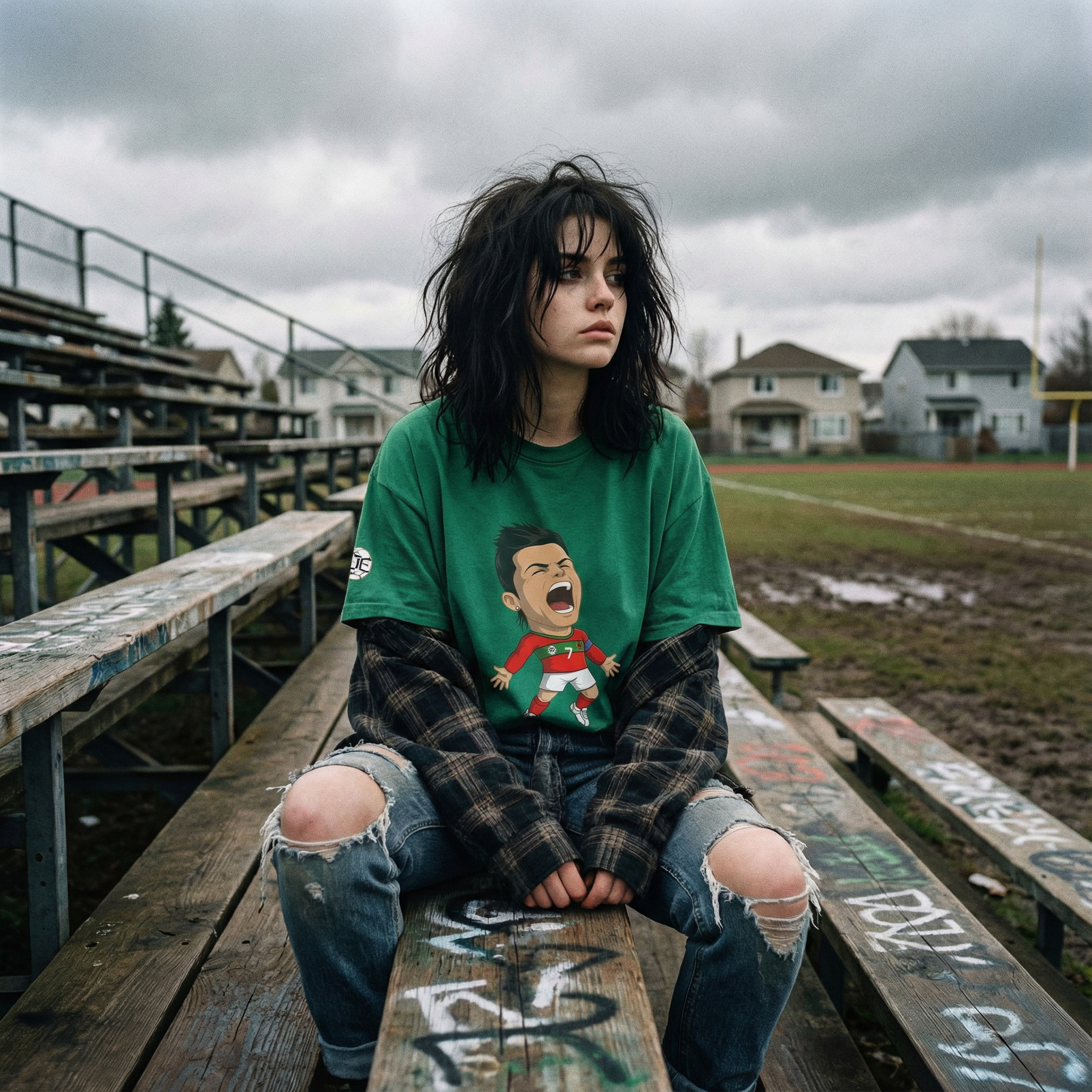 Cristiano Ronaldo Cartoon-Inspired Kelly Green T-Shirt product thumbnail image Cristiano Ronaldo Cartoon-Inspired Kelly Green T-Shirt product thumbnail image