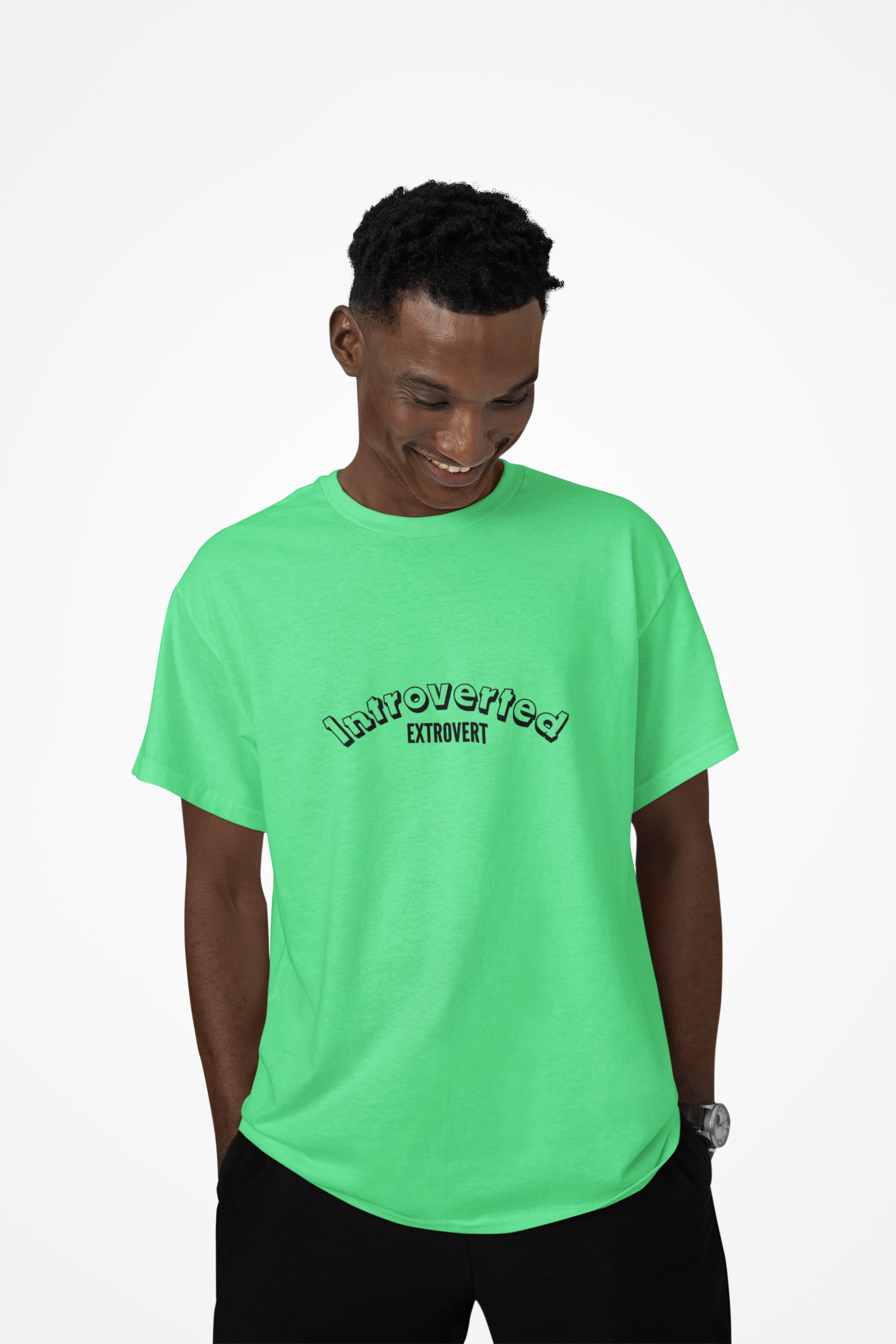 😎🫣 Introverted Extrovert Unisex T-Shirt 🫣😎 product thumbnail image 😎🫣 Introverted Extrovert Unisex T-Shirt 🫣😎 product thumbnail image