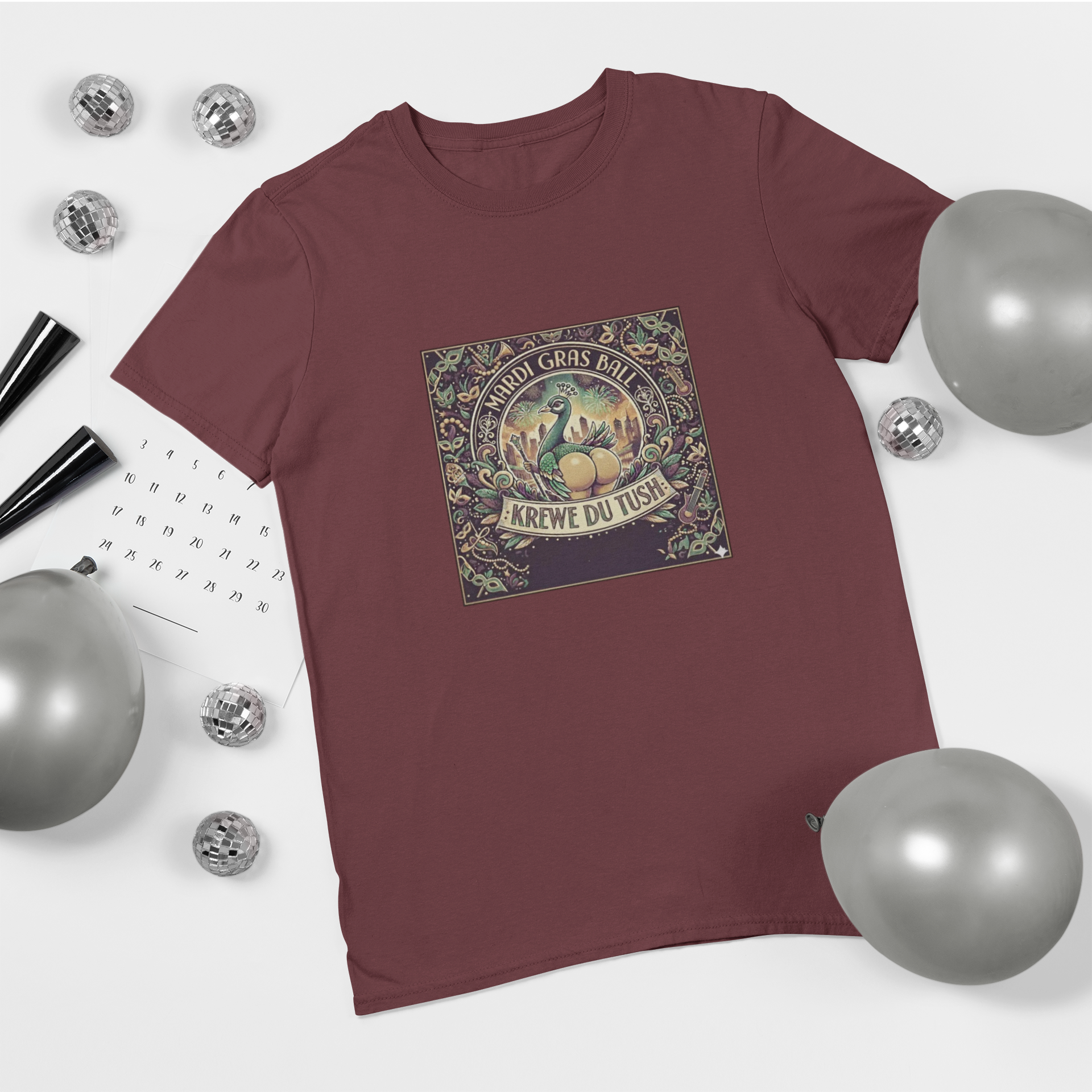 Mardi Gras Krewe du Tush Tee — Colorectal Surgeon &amp; GI Staff T-Shirt product thumbnail image