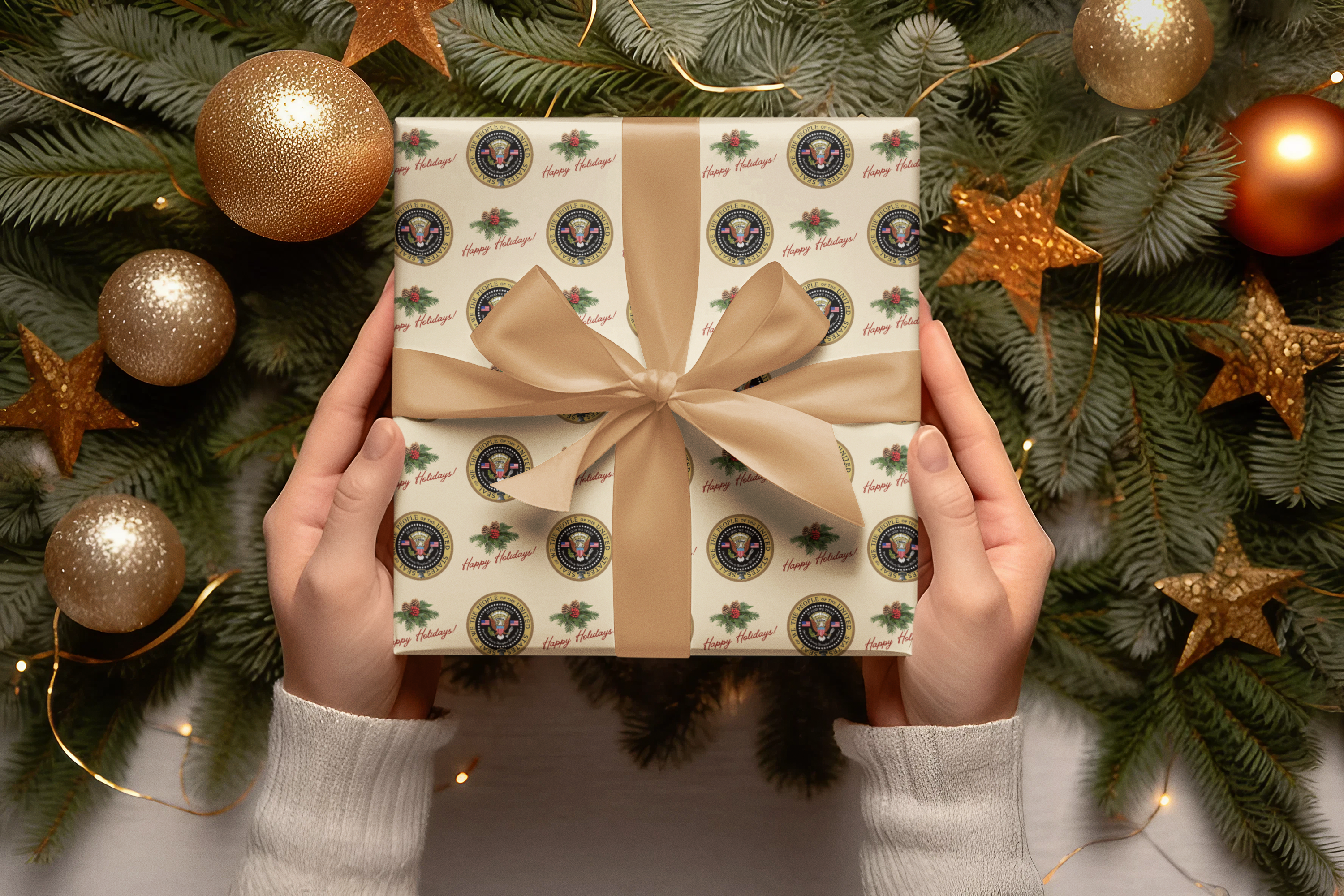 Seal of We the People Christmas Gift Wrap product thumbnail image Seal of We the People Christmas Gift Wrap product thumbnail image