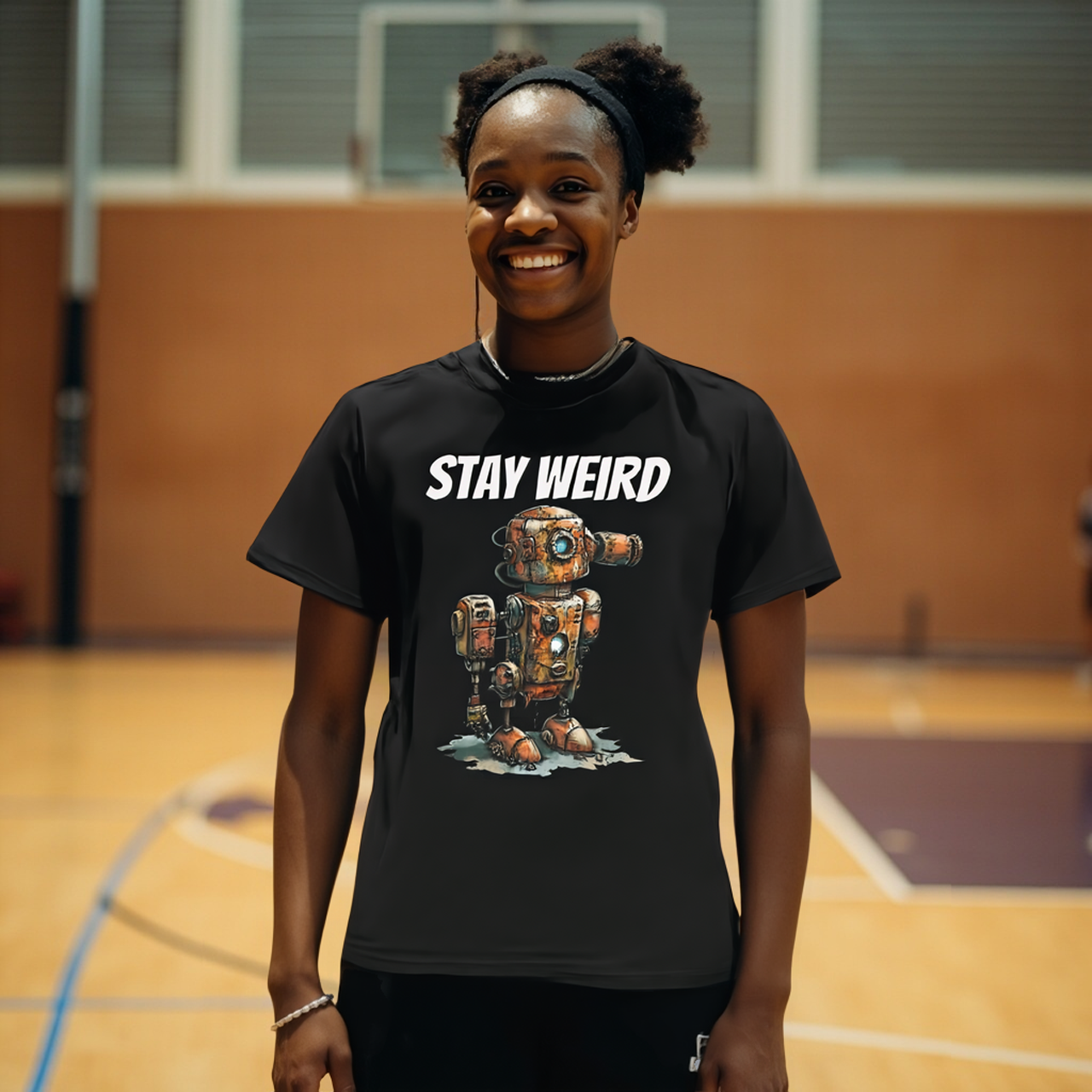 Stay Weird Tee — Quirky Graphic T-Shirt for Self-Expression by Roger Sampson product thumbnail image