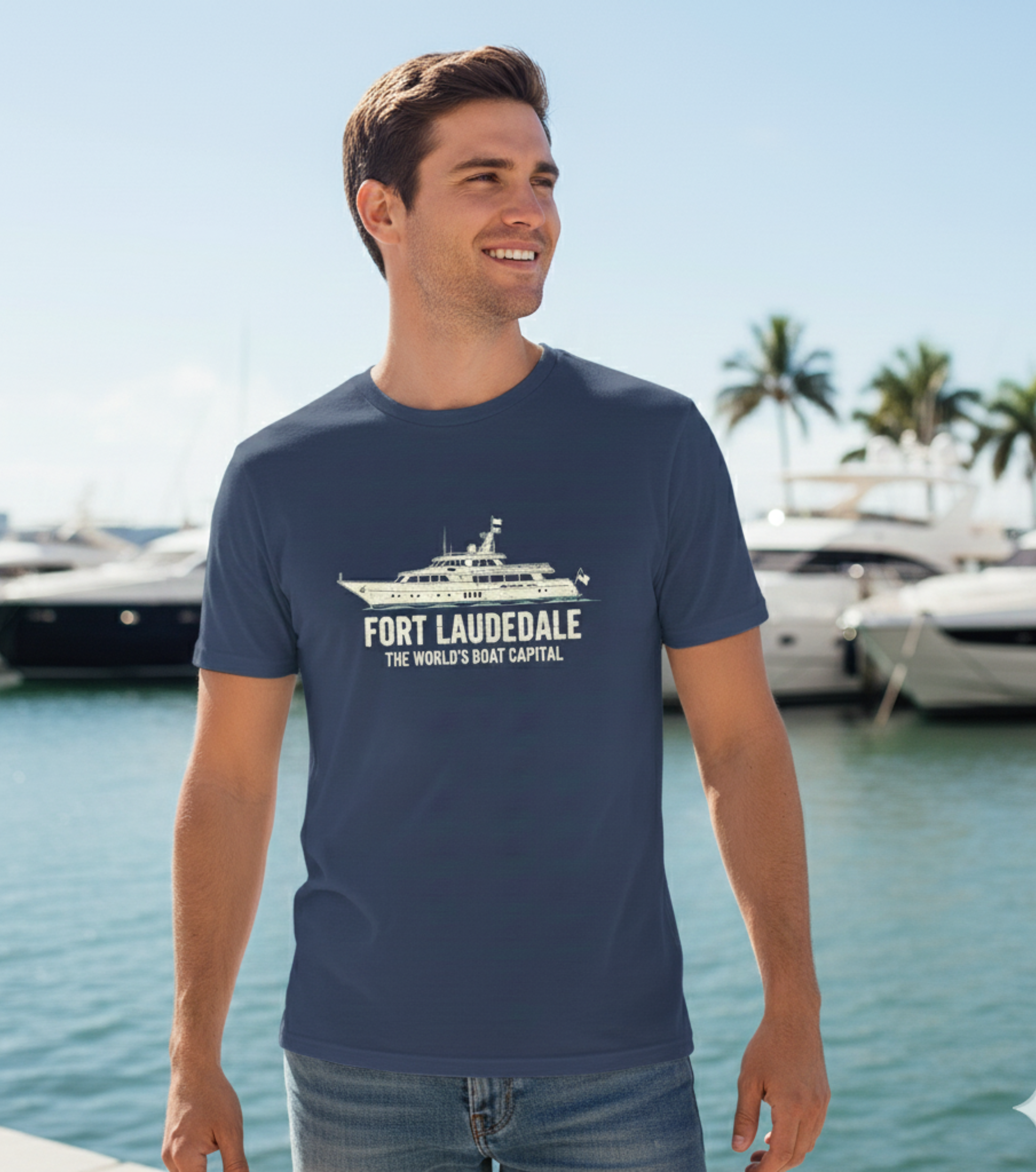 Fort Lauderdale "The World's Boat Capital" T-Shirt Fort Lauderdale "The World's Boat Capital" T-Shirt