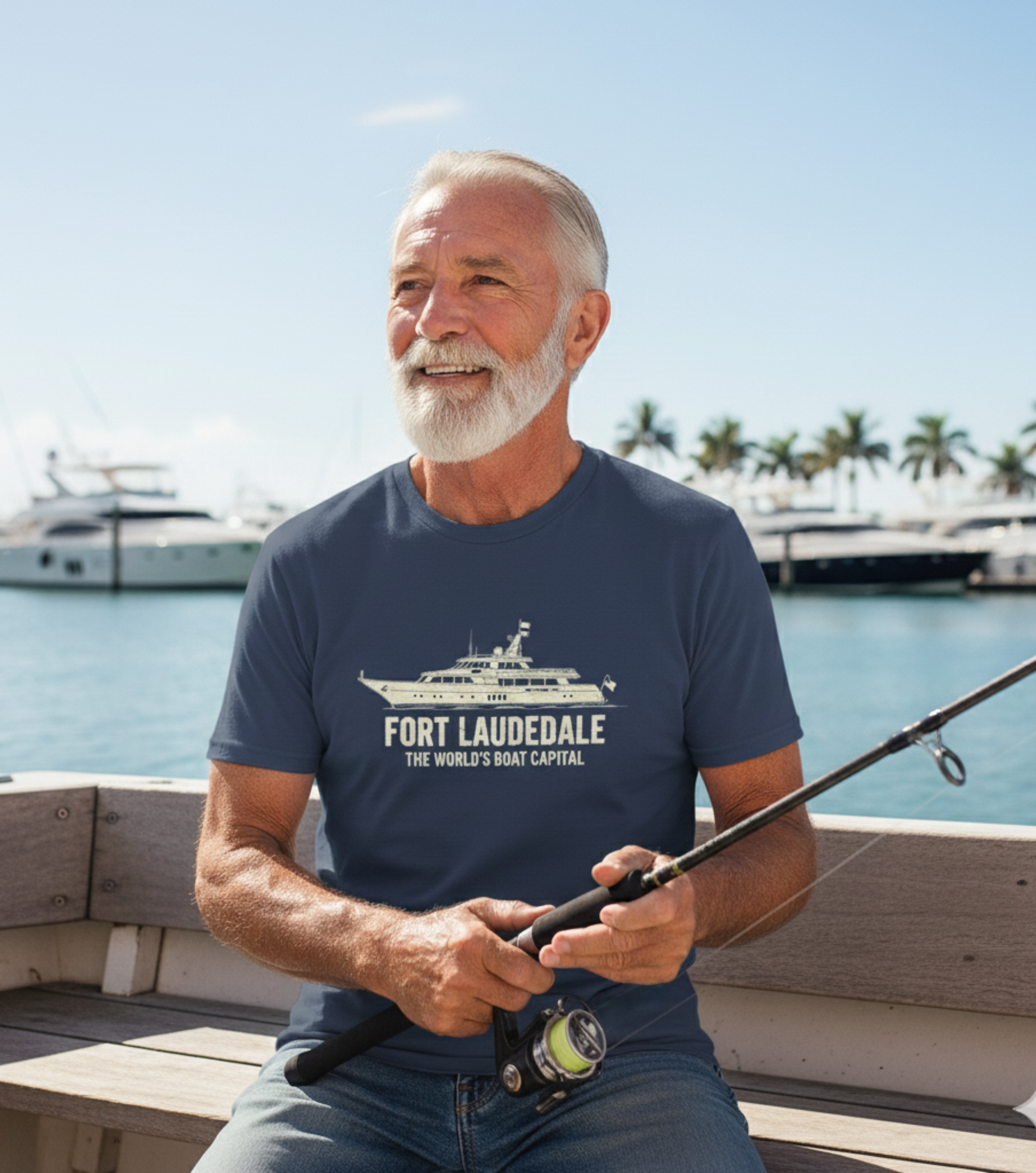 Fort Lauderdale "The World's Boat Capital" T-Shirt product thumbnail image