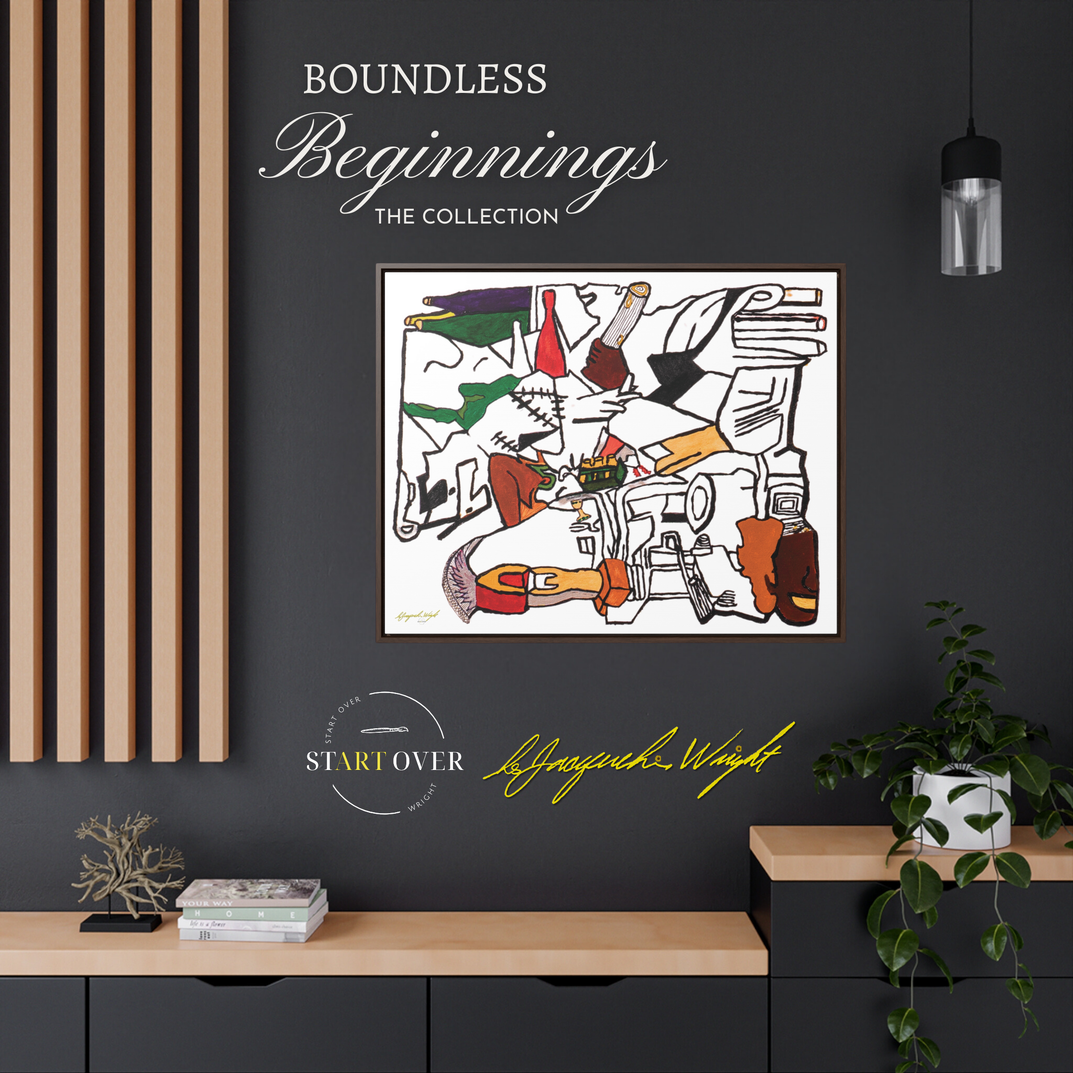 "Abstract Harmony" Framed Gallery Canvas Wrap Art Print | Finding Balance in Transformation | Boundless Beginnings Collection | Limited Edition | Two Sizes | 40 x 30 | 30 x 24 product thumbnail image "Abstract Harmony" Framed Gallery Canvas Wrap Art Print | Finding Balance in Transformation | Boundless Beginnings Collection | Limited Edition | Two Sizes | 40 x 30 | 30 x 24 product thumbnail image