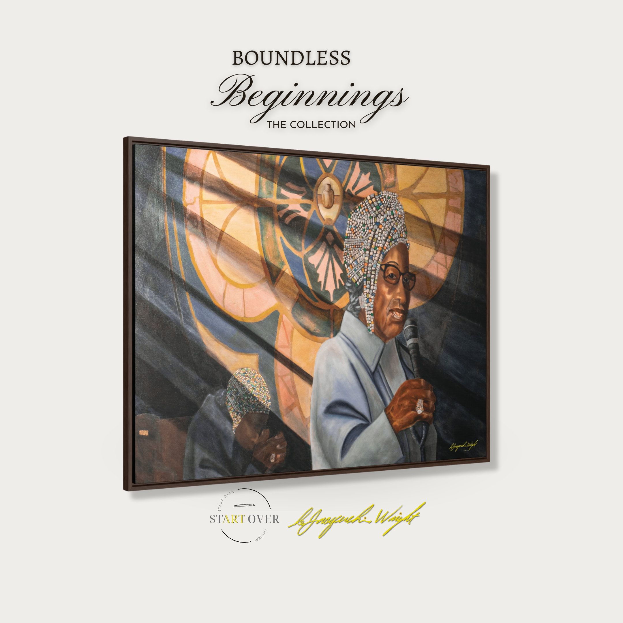 "Vessel of Honor" Framed Gallery Canvas Wrap Art Print | Celebrating the Backbone of Progress | Boundless Beginnings Collection | Limited Edition | Two Sizes | 40 x 30 | 32 x 24 product thumbnail image