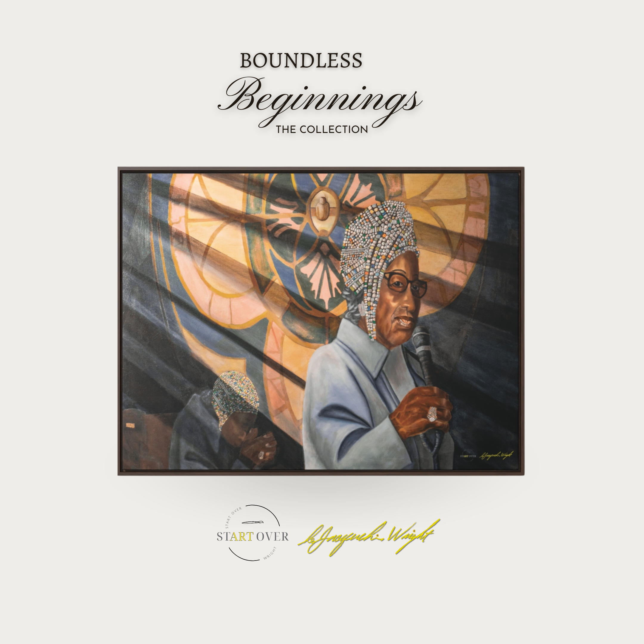 "Vessel of Honor" Framed Gallery Canvas Wrap Art Print | Celebrating the Backbone of Progress | Boundless Beginnings Collection | Limited Edition | Two Sizes | 40 x 30 | 32 x 24 product thumbnail image