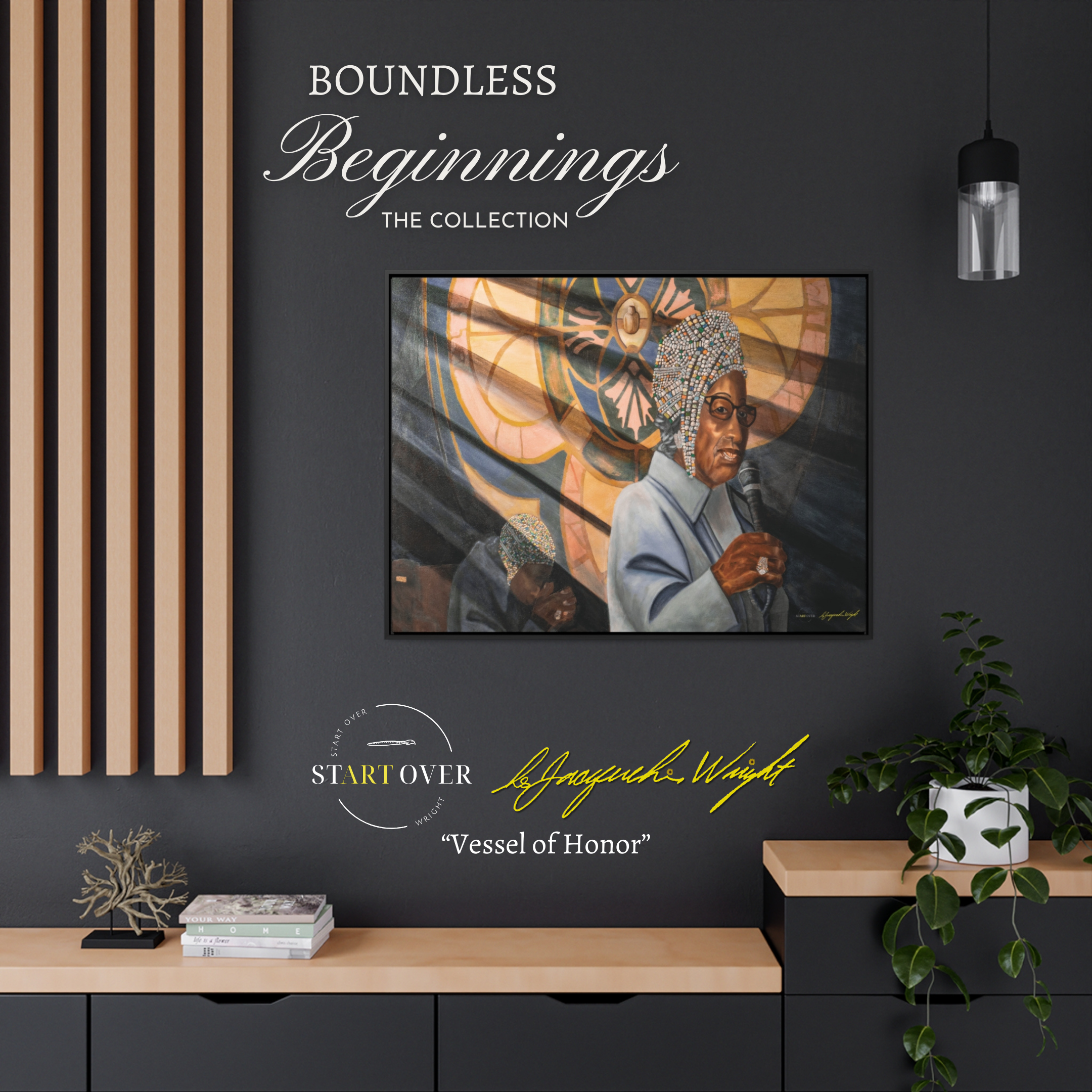 "Vessel of Honor" Framed Gallery Canvas Wrap Art Print | Celebrating the Backbone of Progress | Boundless Beginnings Collection | Limited Edition | Two Sizes | 40 x 30 | 32 x 24