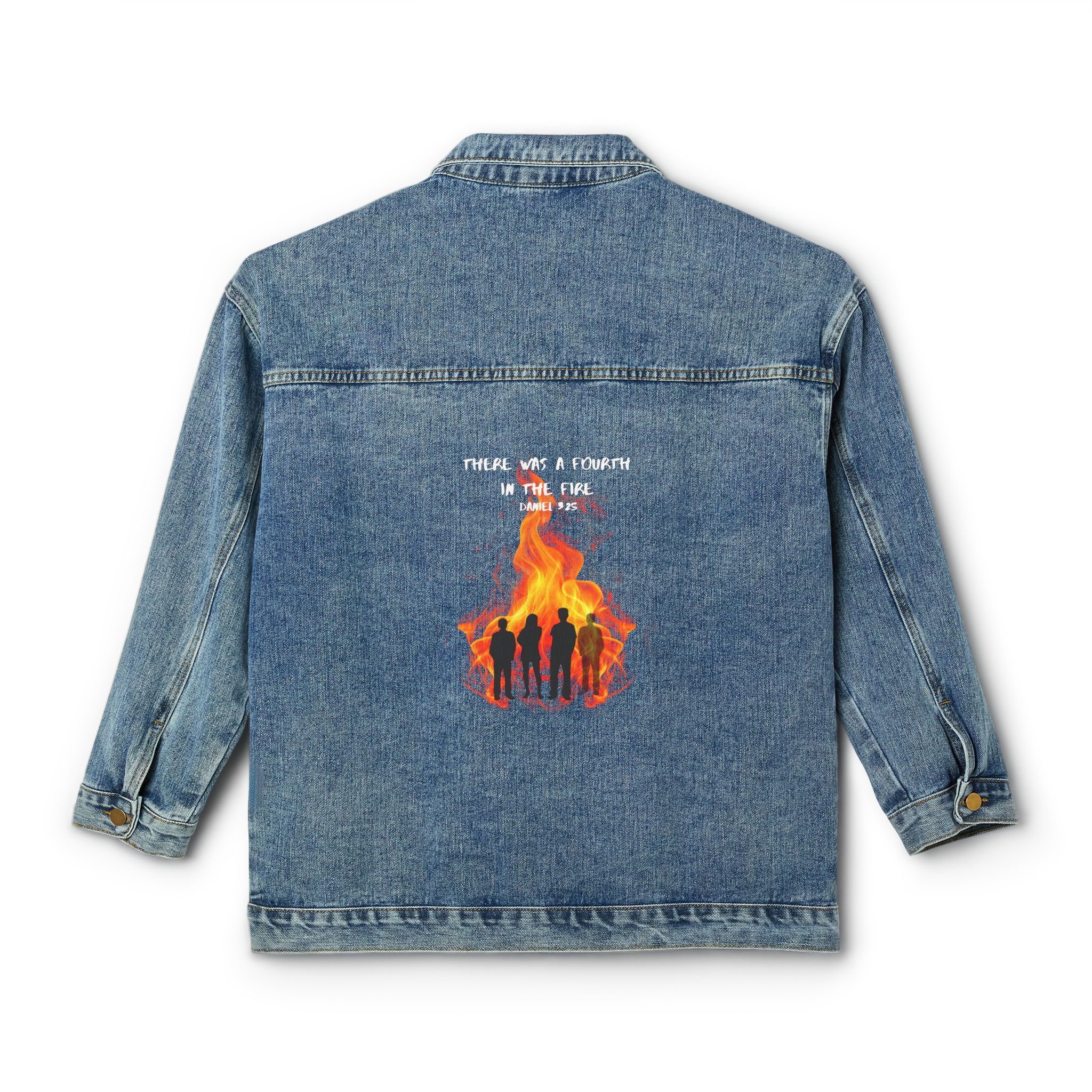 Women's - Fourth in the Fire Daniel 3:25 Denim Jacket