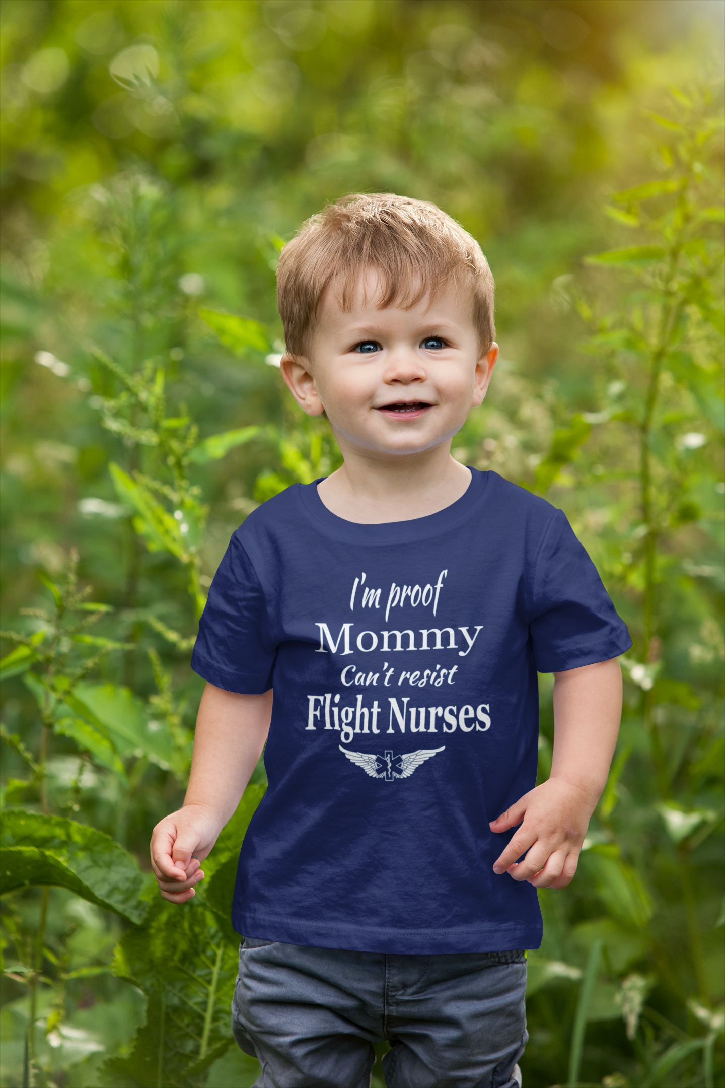 Mommy Can't Resist Flight Nurses Infant Tee, Baby T-Shirt, Cute Baby Gift, Nurse Mom Shirt, Newborn Outfit product thumbnail image