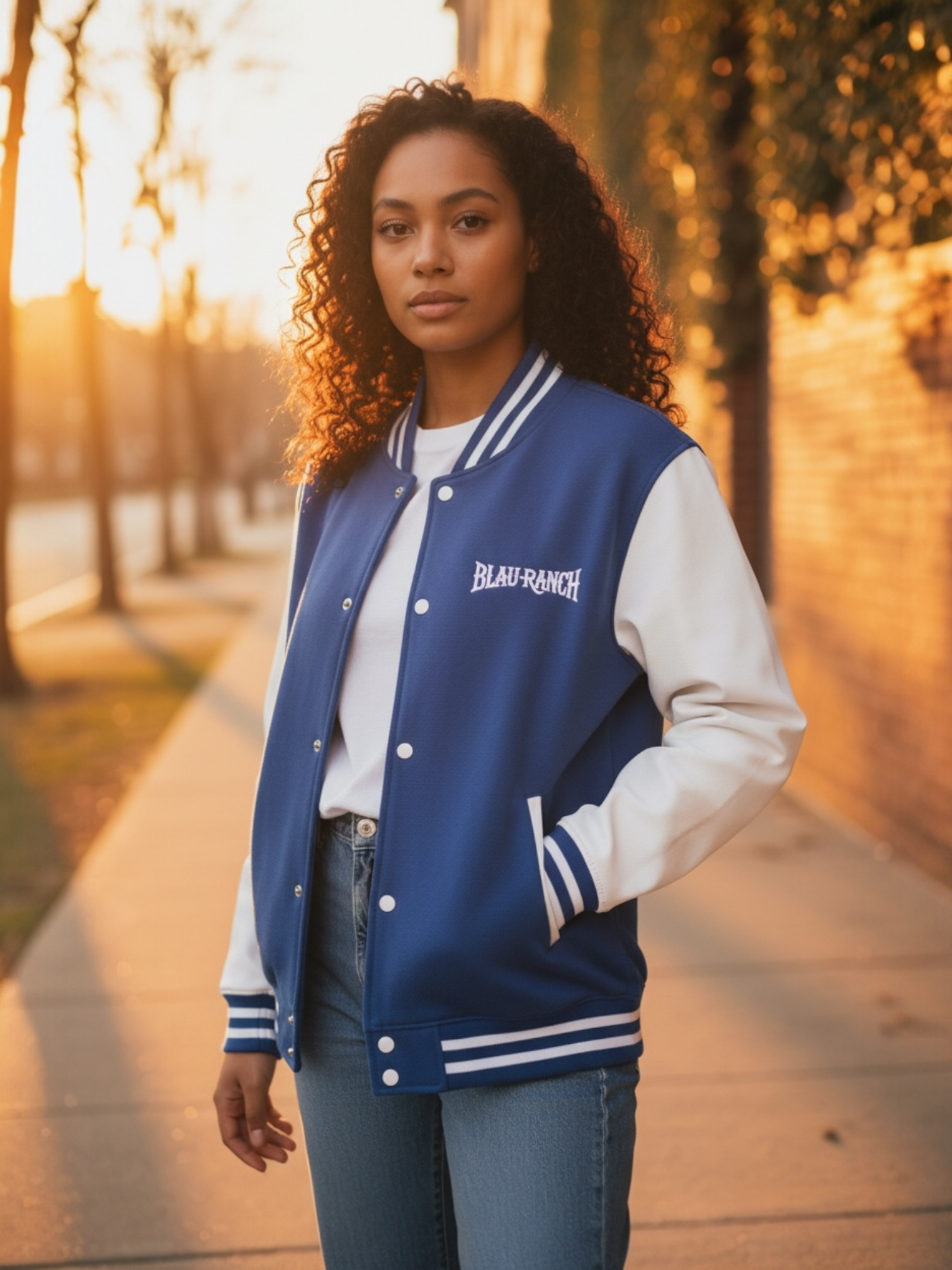 Blau Ranch Letterman Jacket product thumbnail image