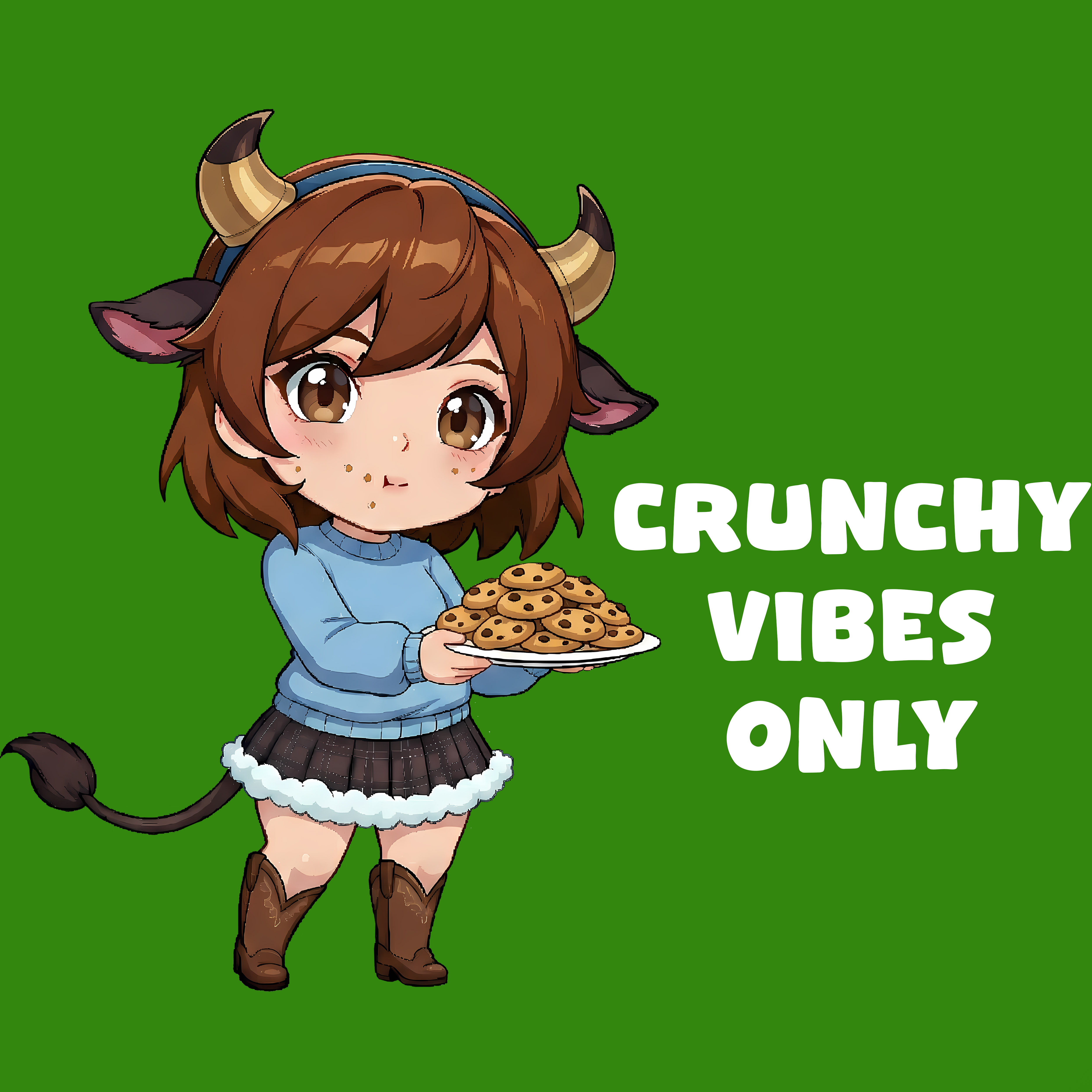 Belle Crunchy Vibes Only - Unisex Heavy Cotton Tee