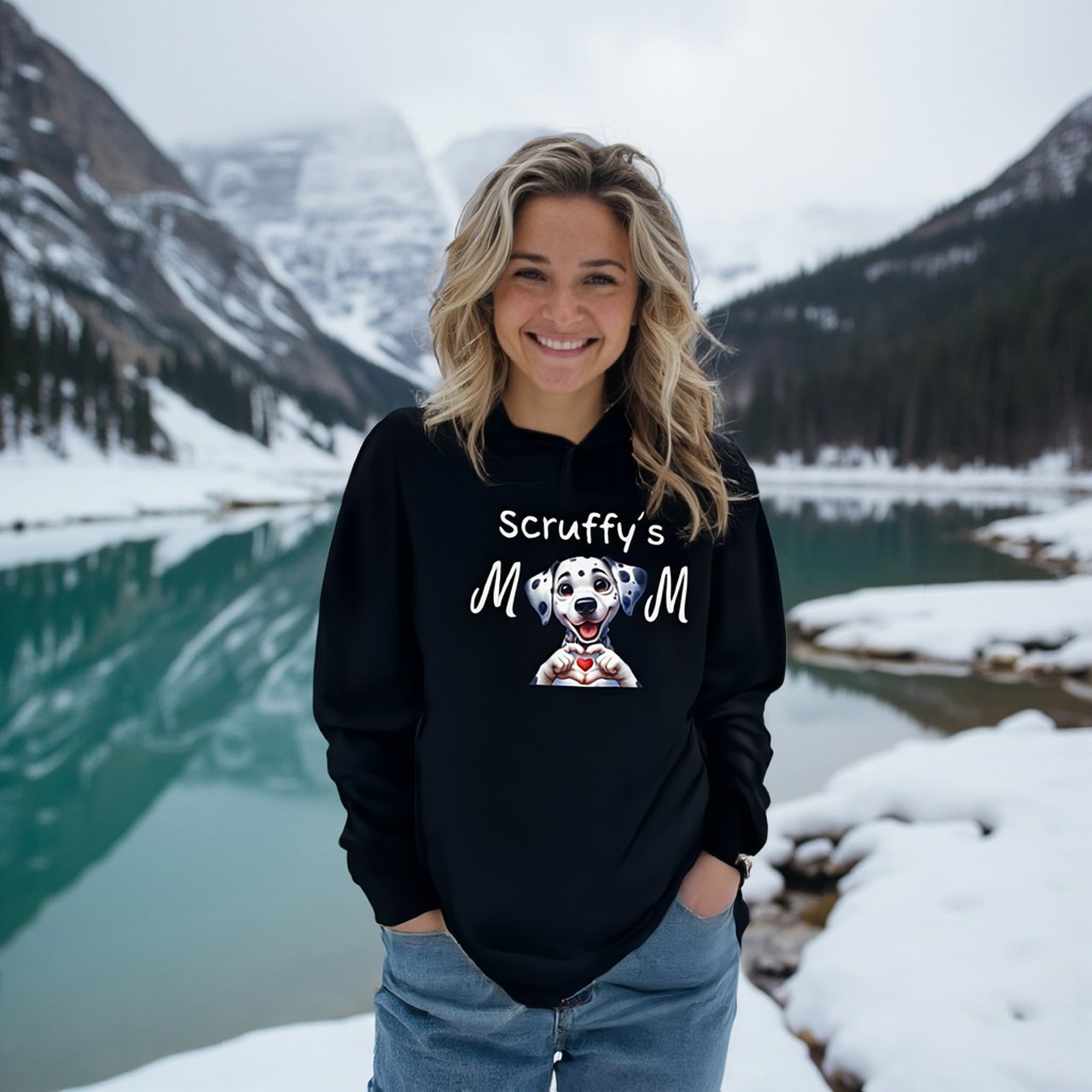 Personalized "Pet Mom" Fleece Pullover Hoodie by Roger Sampson product thumbnail image Personalized "Pet Mom" Fleece Pullover Hoodie by Roger Sampson product thumbnail image