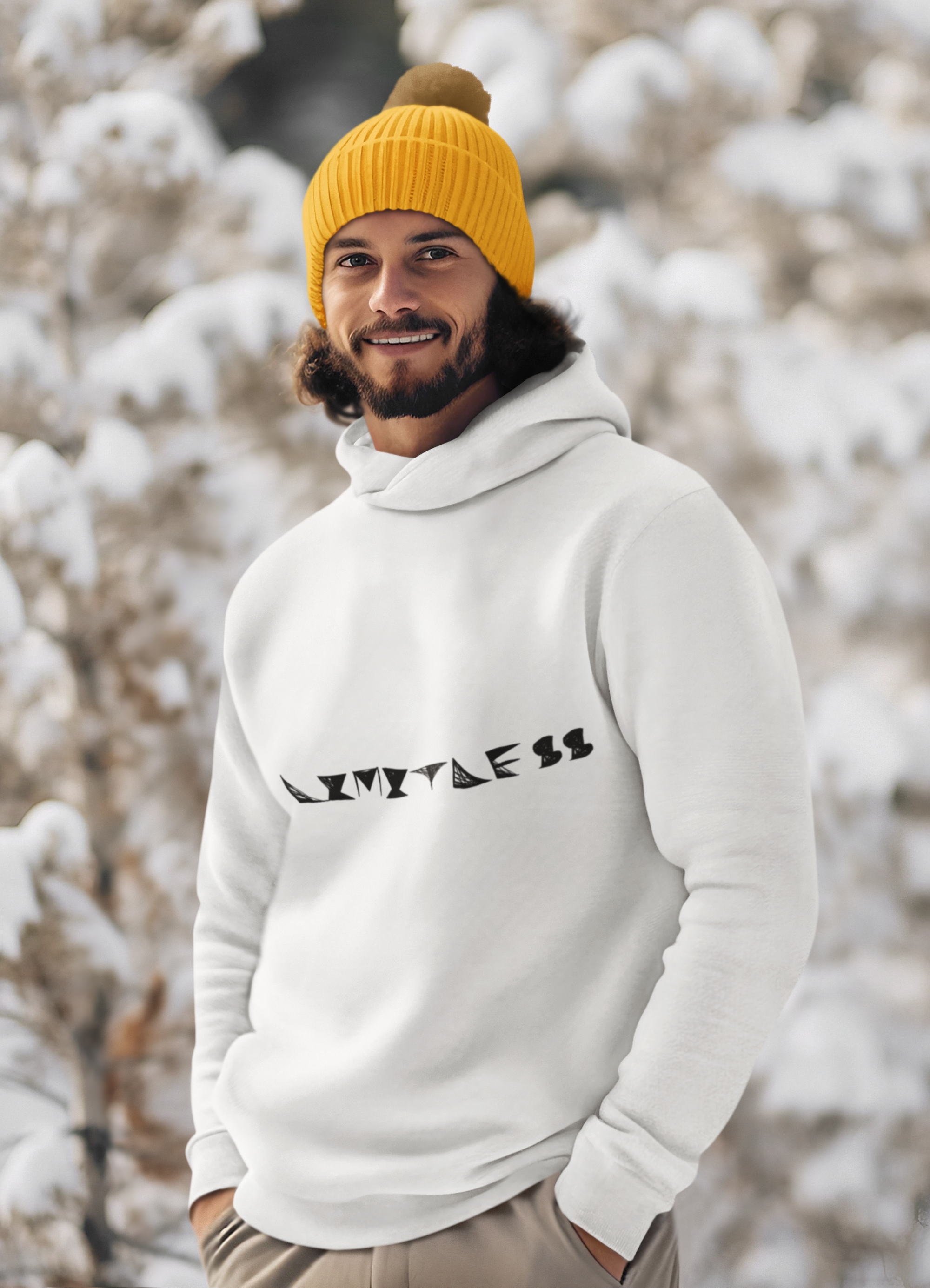 LIMITLESS Essential Black Hoodie
