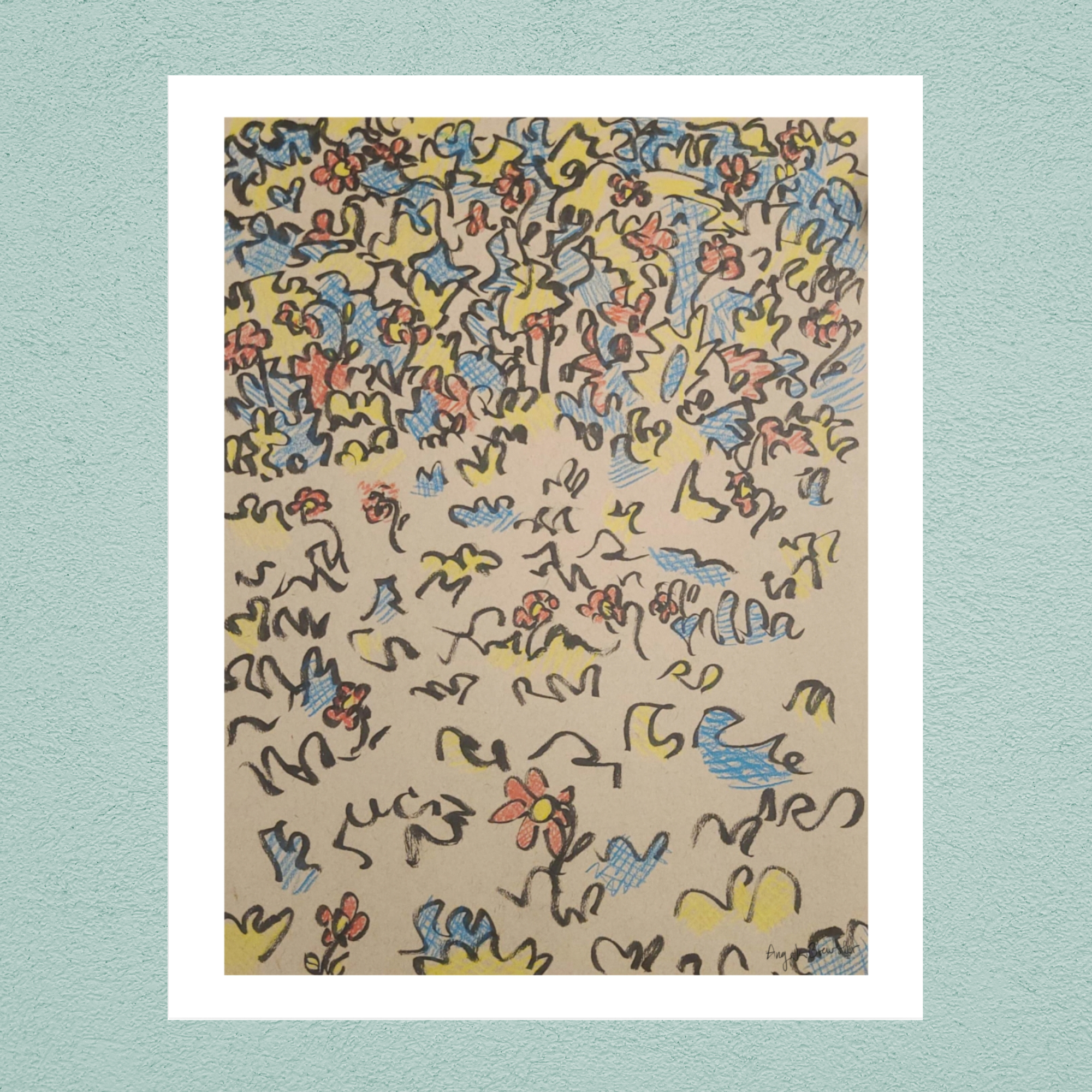 Floral Fire Archival Matte Print product thumbnail image