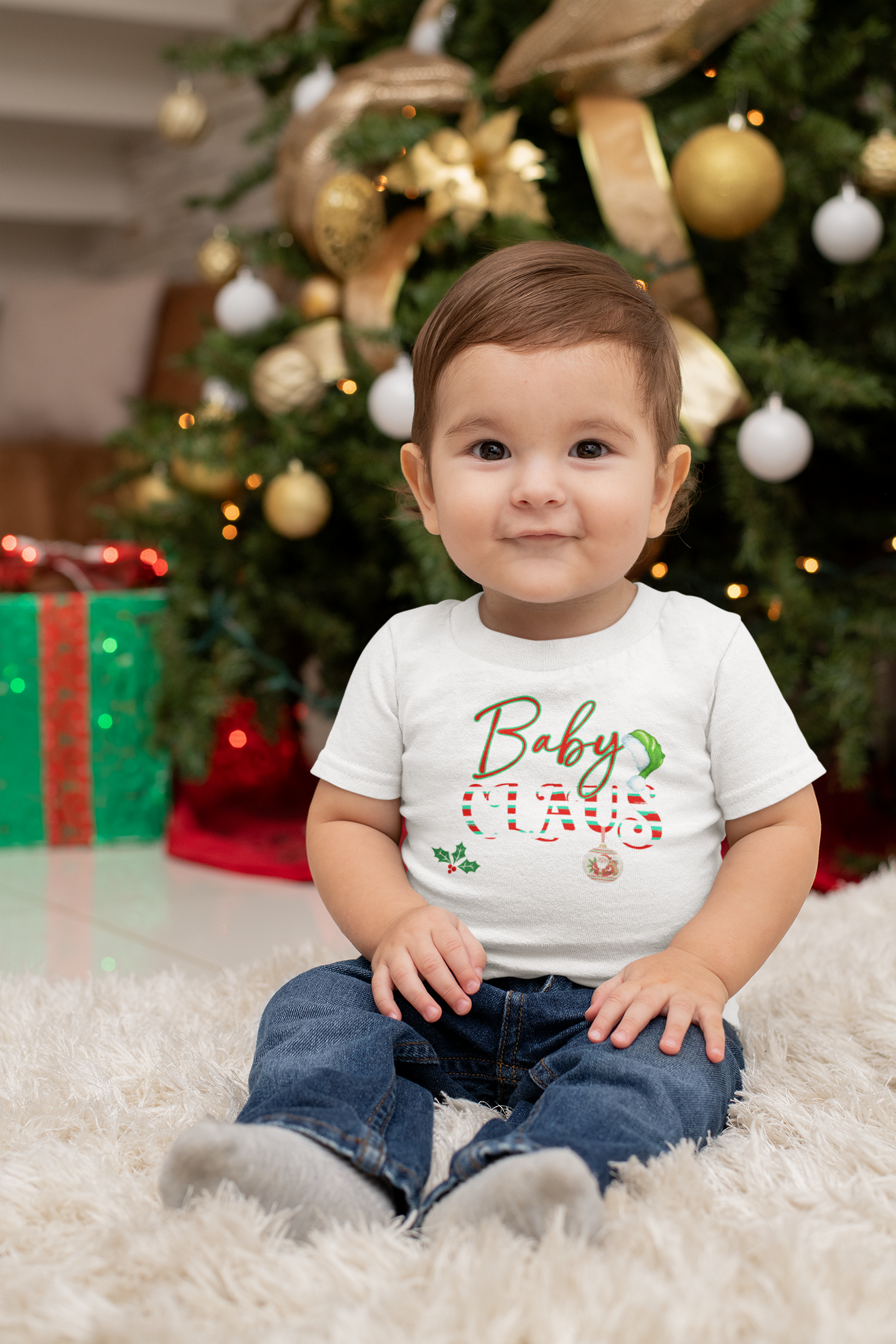 The Cutest "Baby Claus" in Town tee shirt