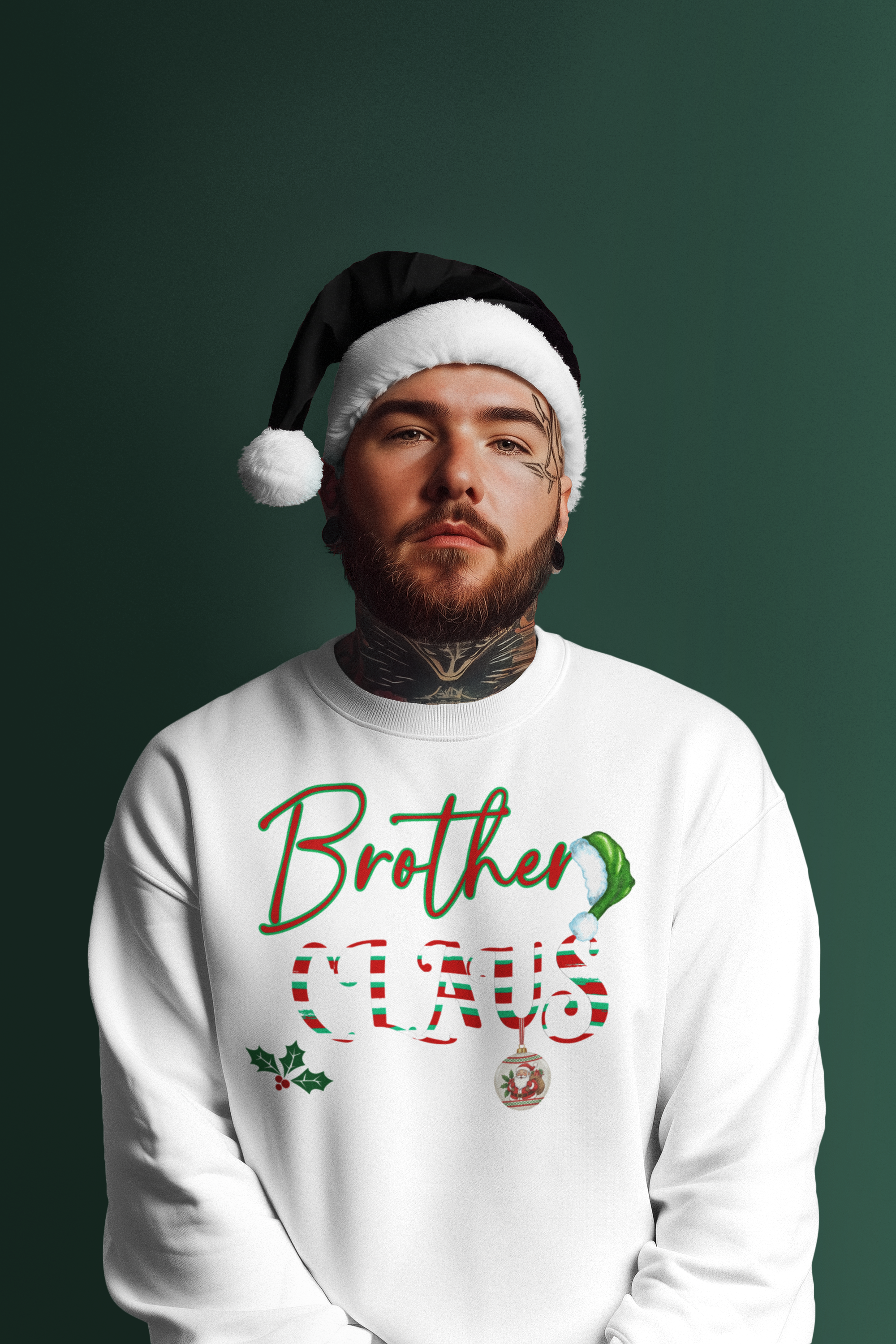 Brother Claus: The Guy Who Eats All the Cookies sweatshirt